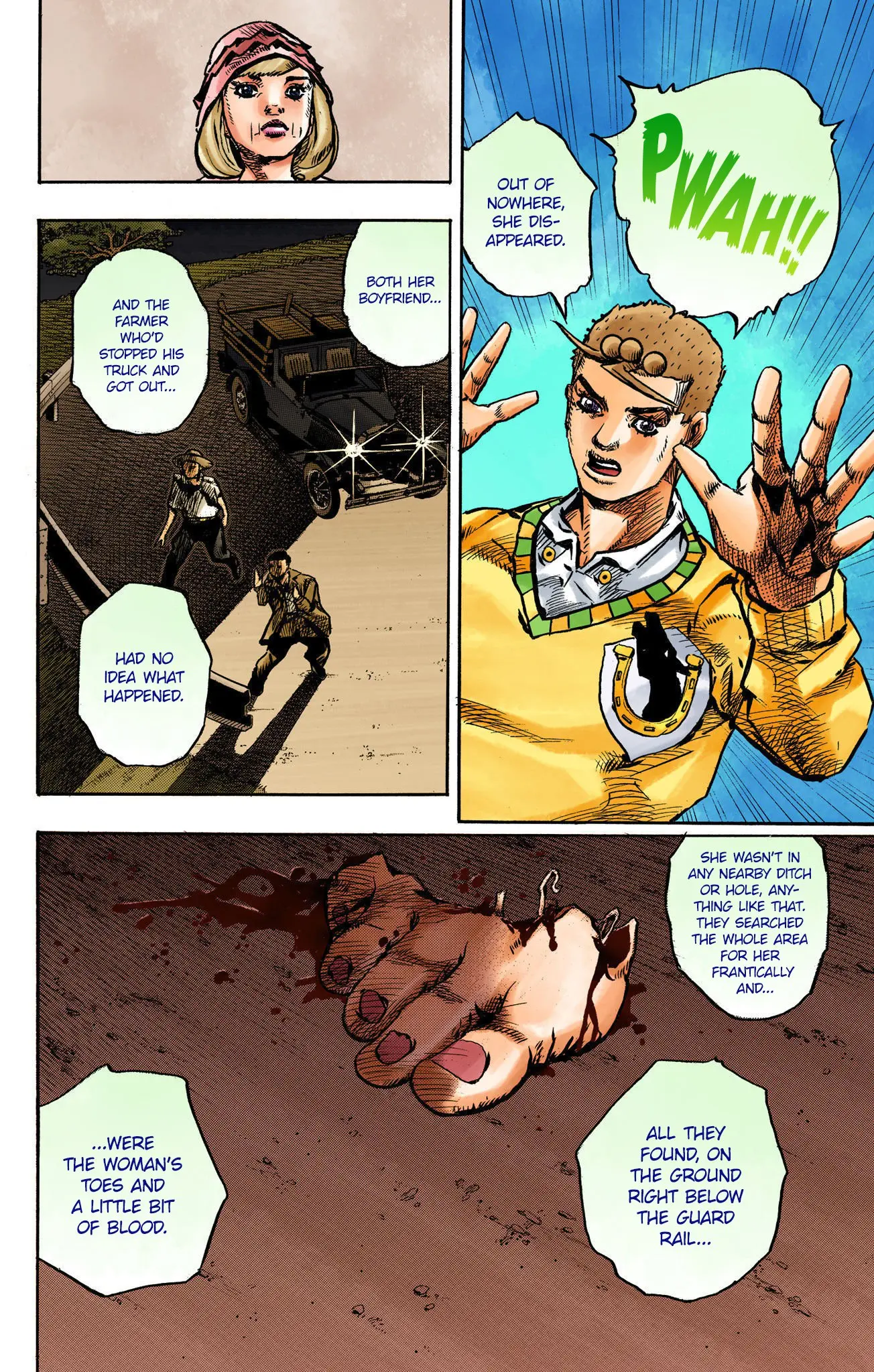JoJo's Bizarre Adventure, Part 8: JoJolion Colored Manga β Chapter 109 β Page 14