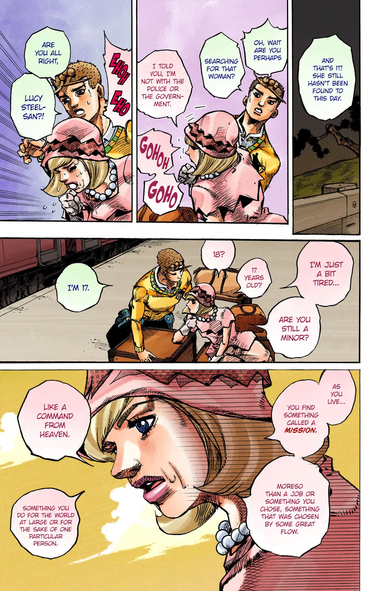 JoJo's Bizarre Adventure, Part 8: JoJolion Colored Manga β Chapter 109 β Page 15