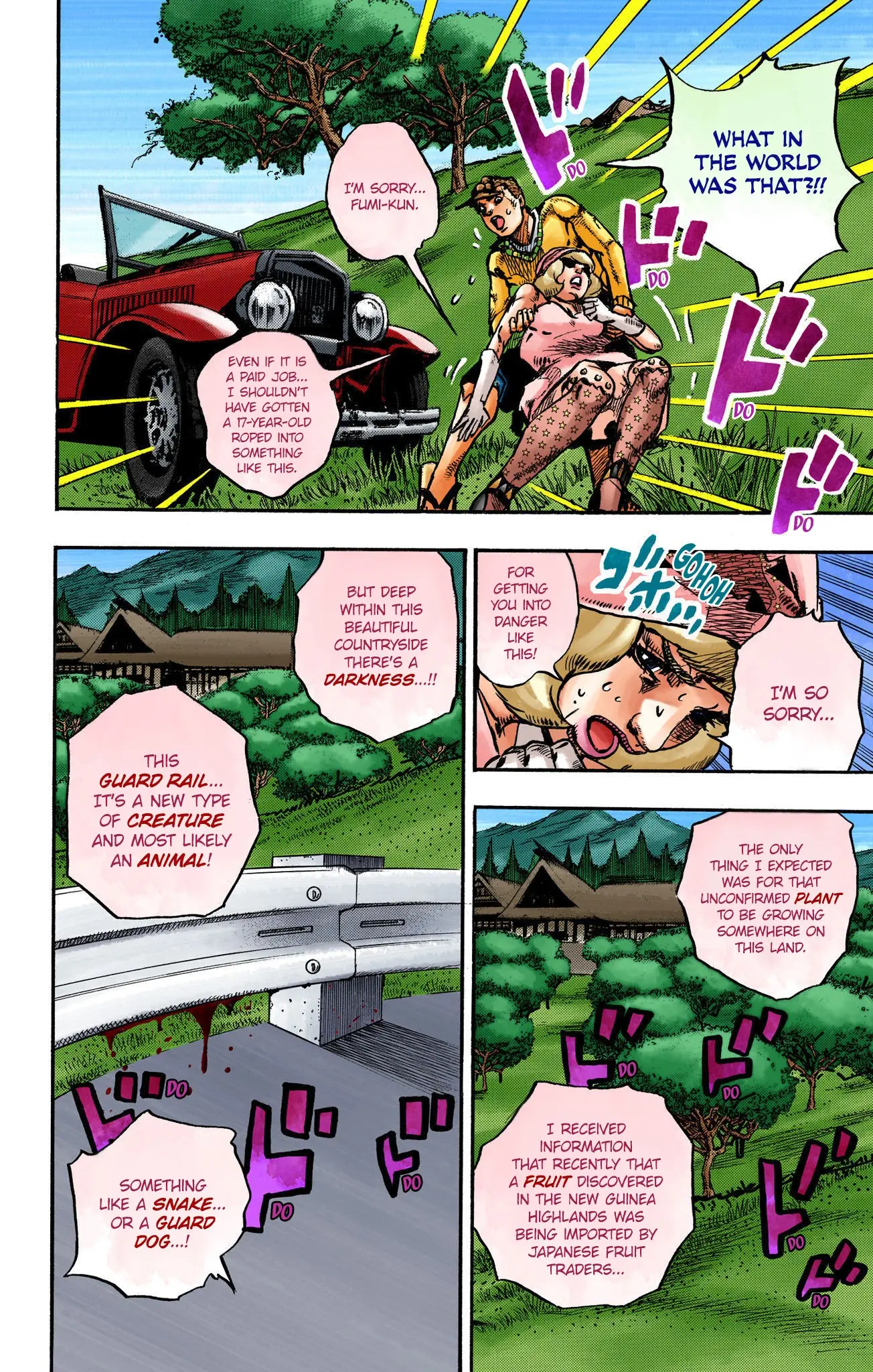 JoJo's Bizarre Adventure, Part 8: JoJolion Colored Manga β Chapter 110 END β Page 7