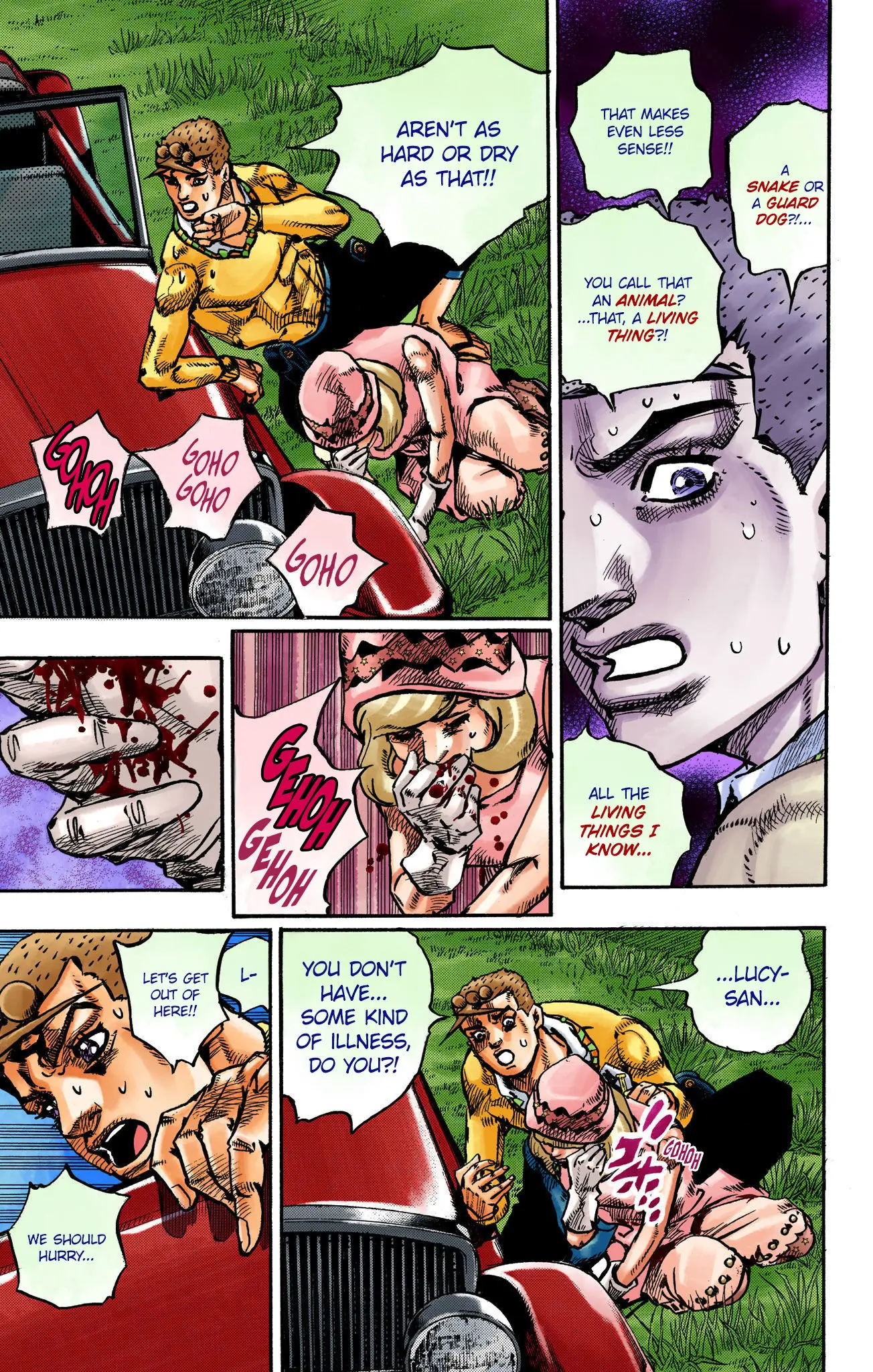 JoJo's Bizarre Adventure, Part 8: JoJolion Colored Manga β Chapter 110 END β Page 8
