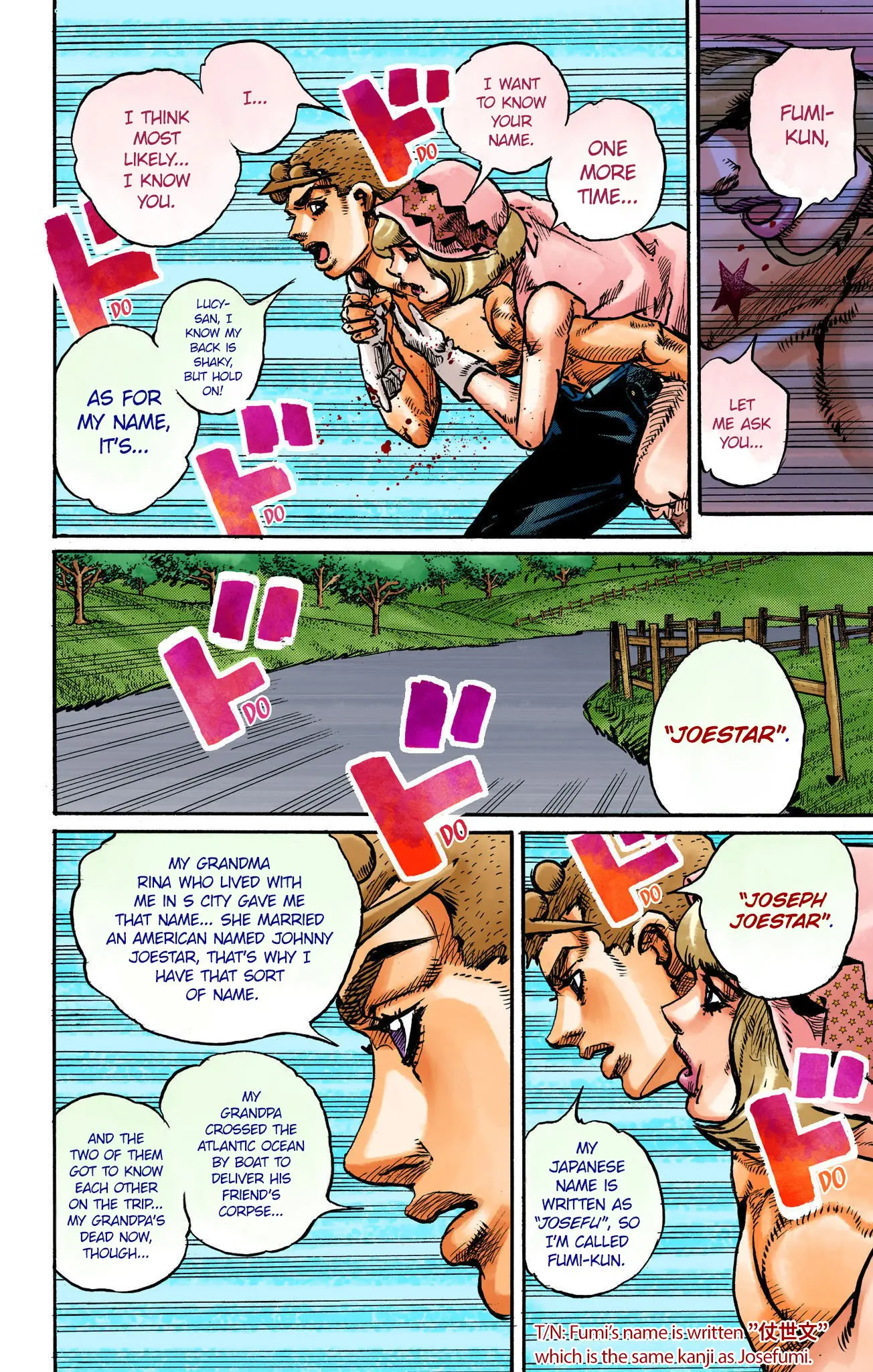 JoJo's Bizarre Adventure, Part 8: JoJolion Colored Manga β Chapter 110 END β Page 25