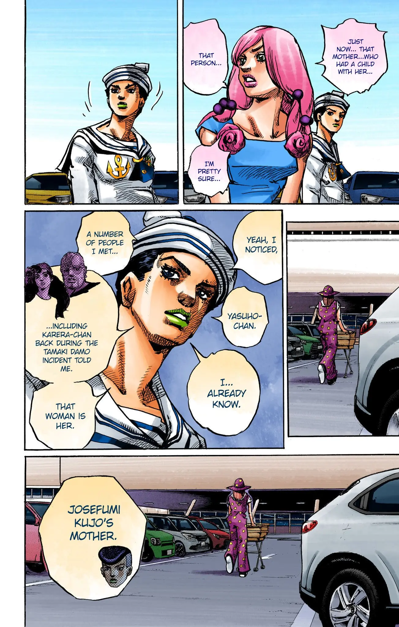 JoJo's Bizarre Adventure, Part 8: JoJolion Colored Manga β Chapter 110 END β Page 34