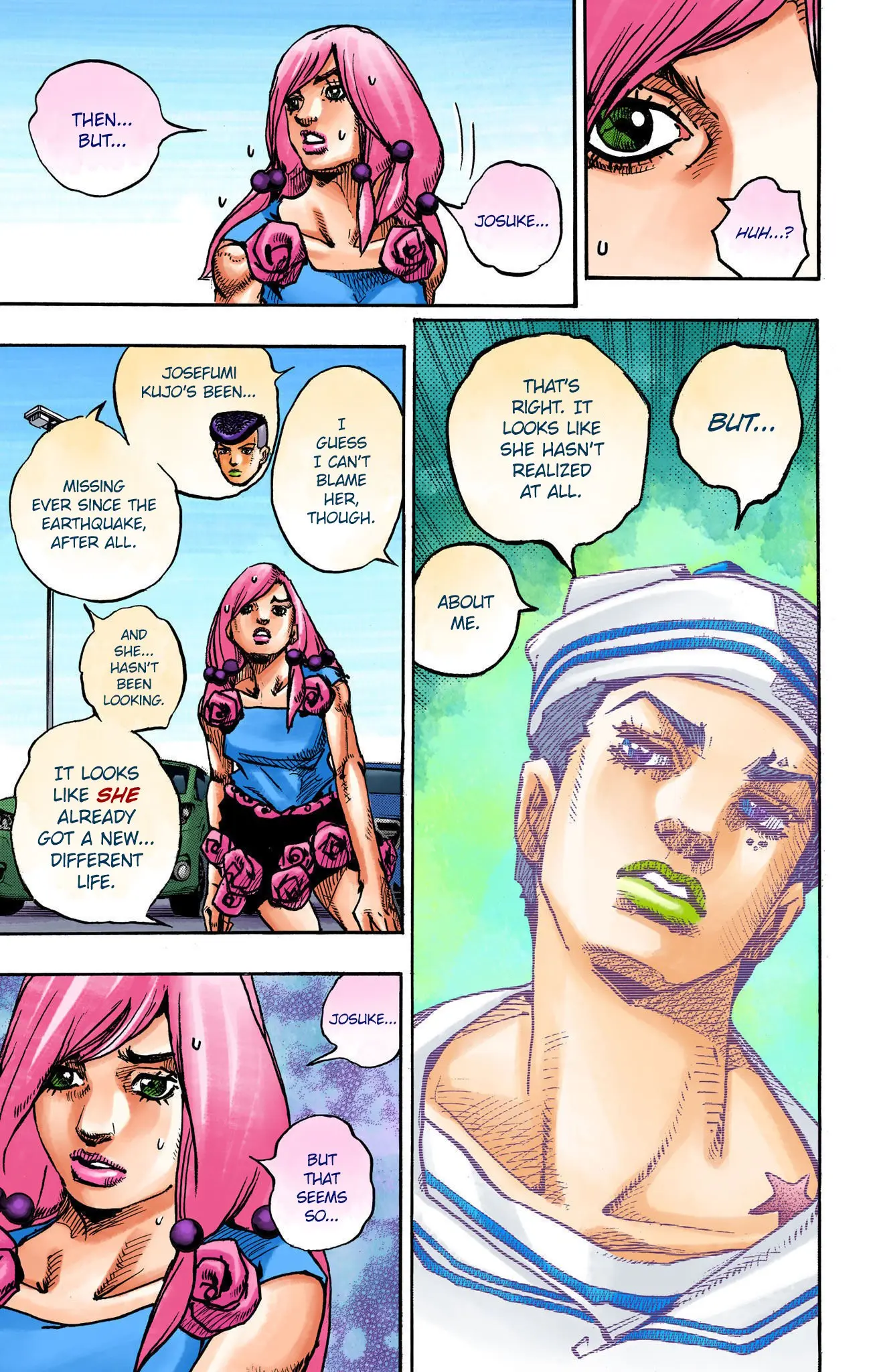 JoJo's Bizarre Adventure, Part 8: JoJolion Colored Manga β Chapter 110 END β Page 35