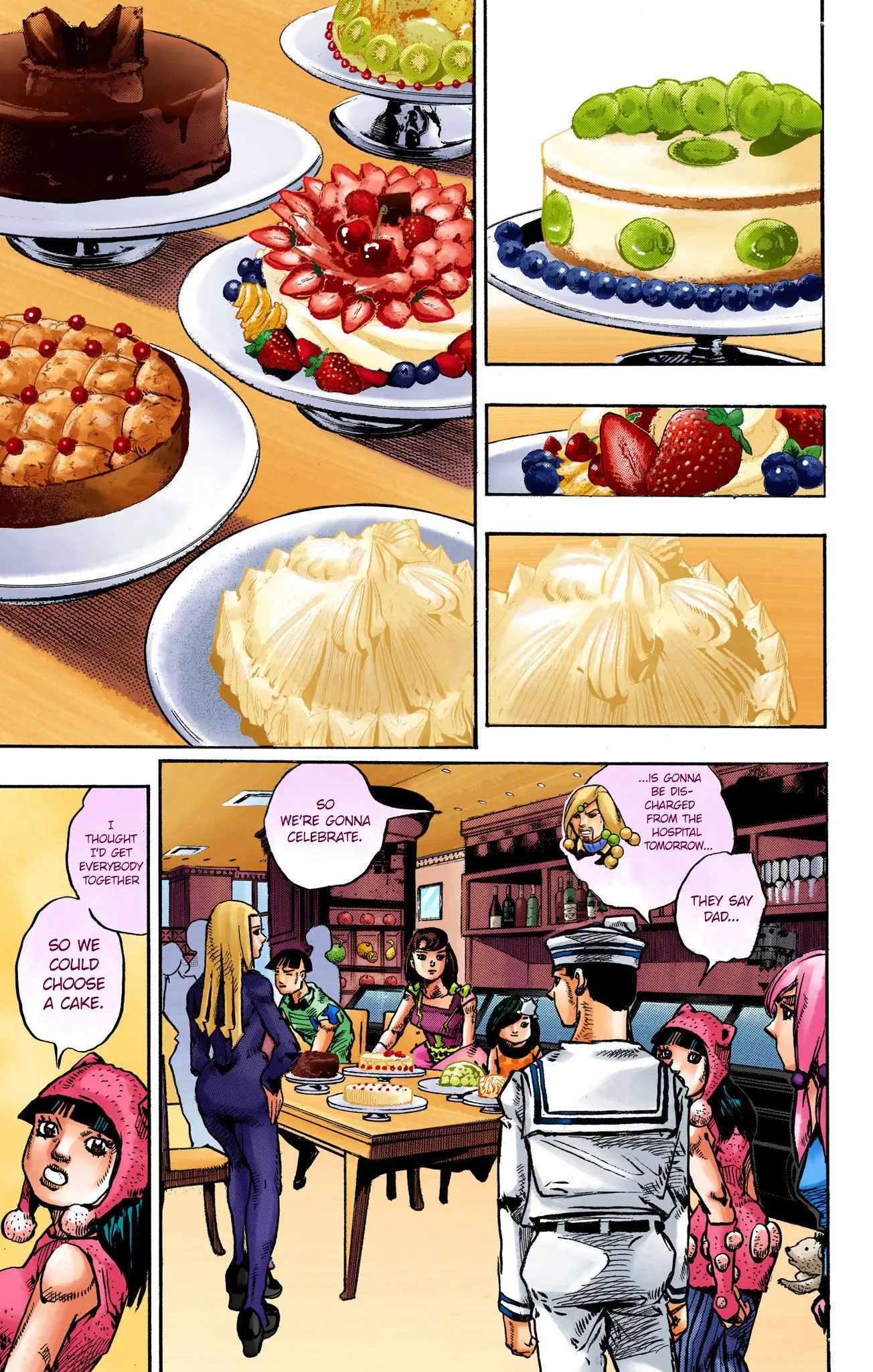 JoJo's Bizarre Adventure, Part 8: JoJolion Colored Manga β Chapter 110 END β Page 41