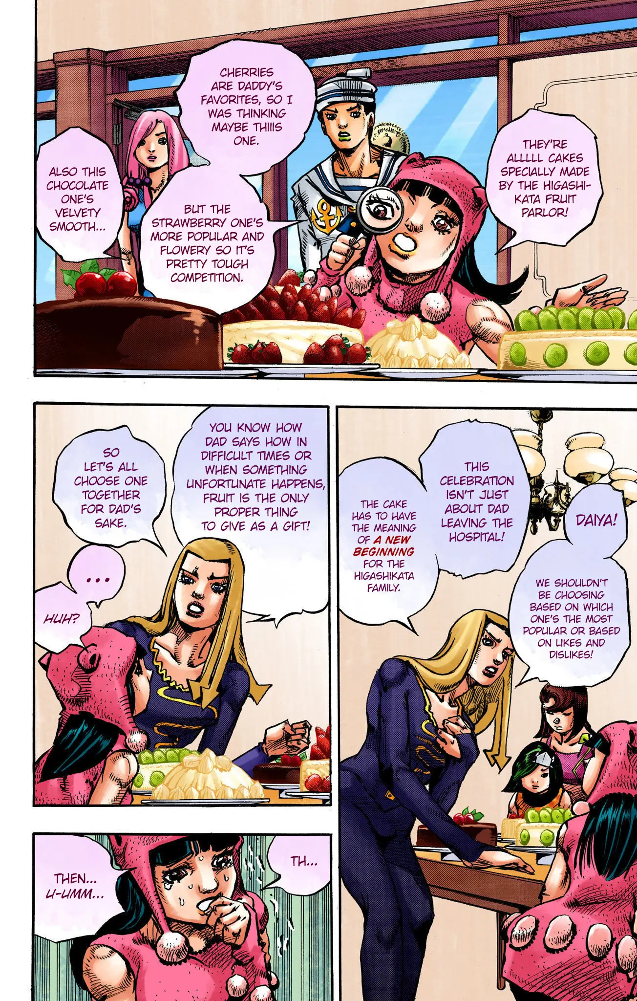 JoJo's Bizarre Adventure, Part 8: JoJolion Colored Manga β Chapter 110 END β Page 42