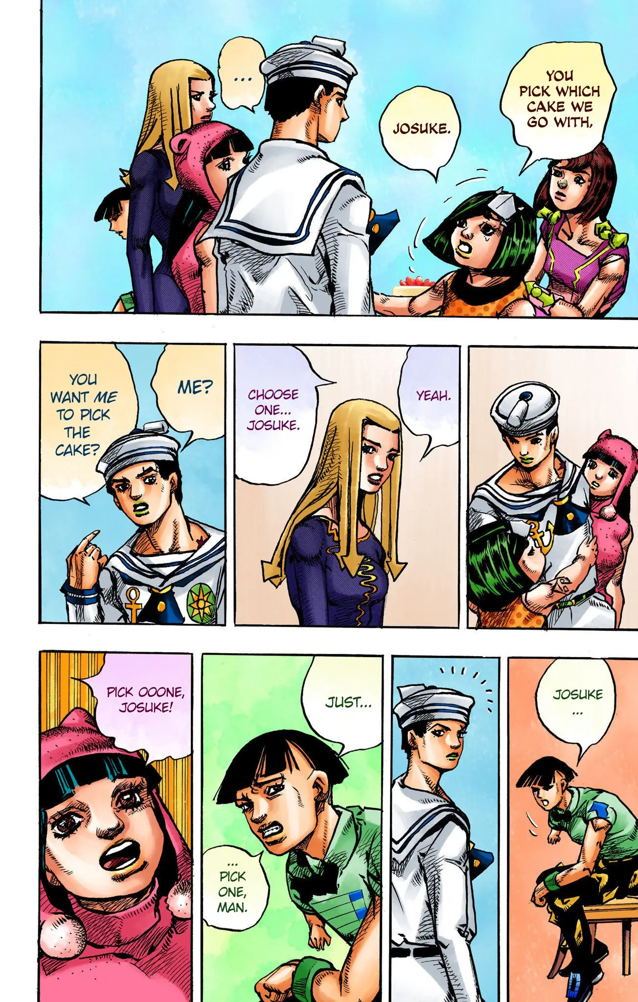 JoJo's Bizarre Adventure, Part 8: JoJolion Colored Manga β Chapter 110 END β Page 44