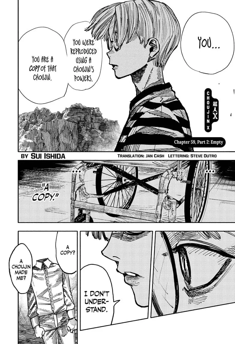 Choujin X β Chapter 59.2 β Page 1