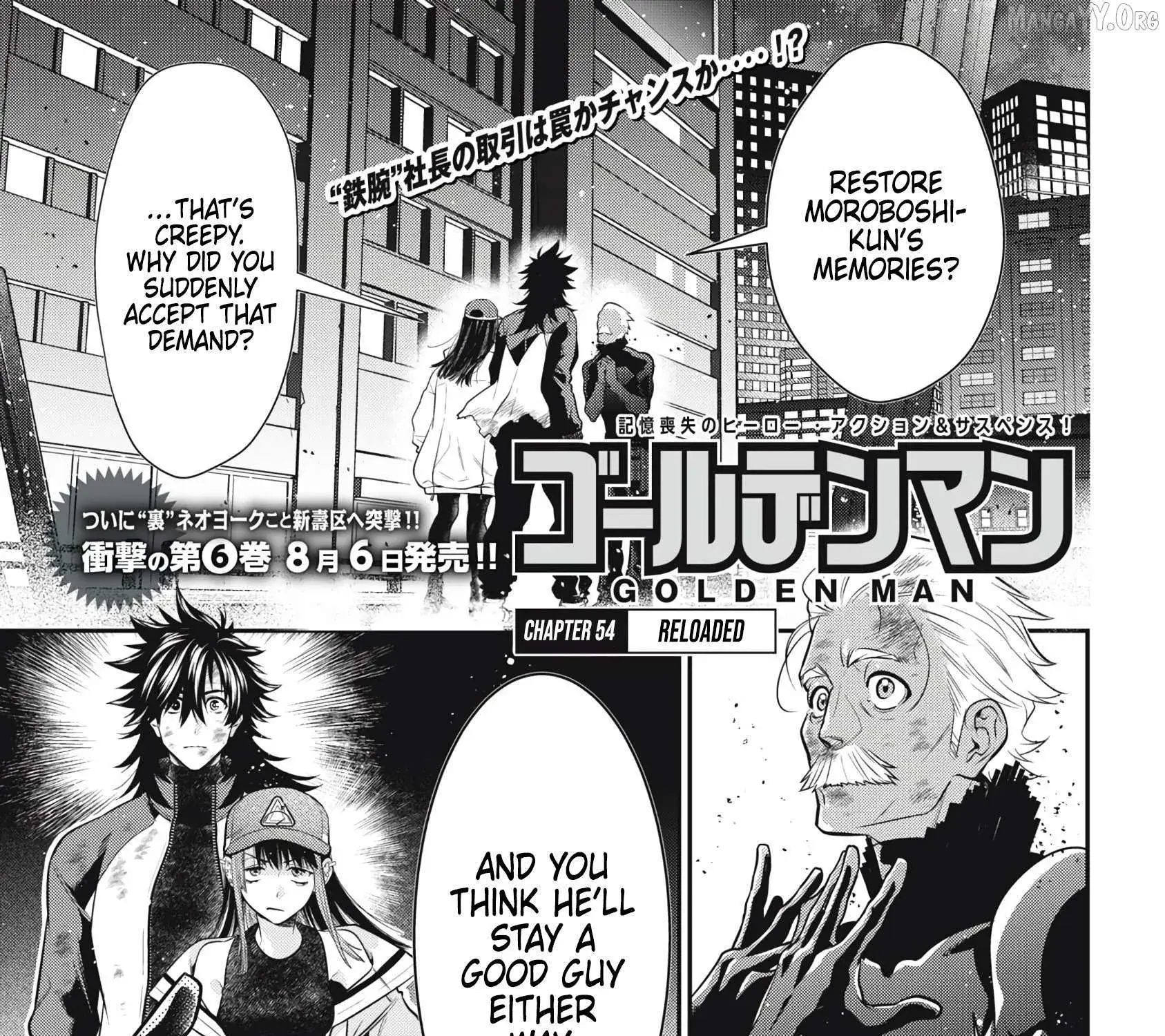 GOLDEN MAN Manga β Chapter 54 β Page 1