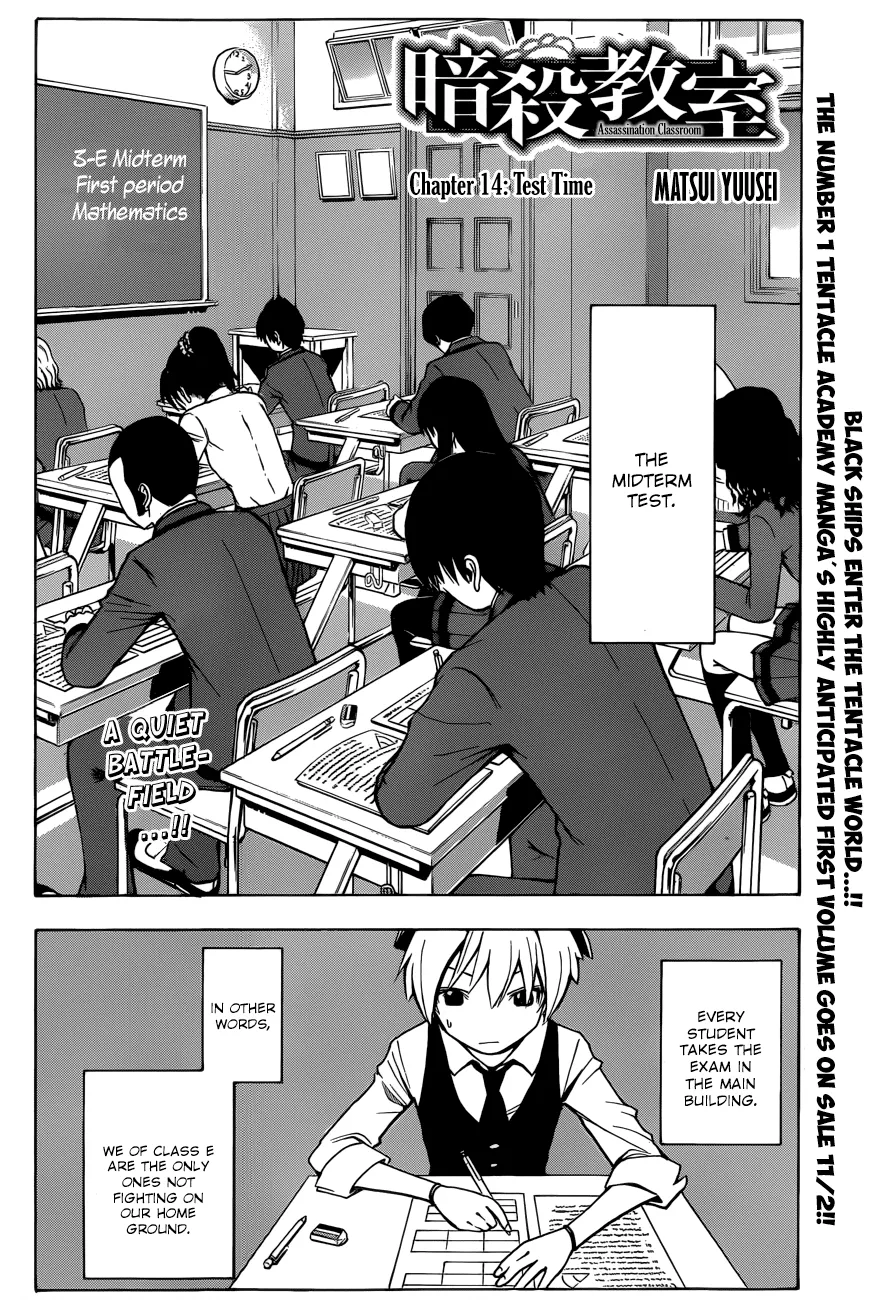 Assassination Classroom β Chapter 14 β Page 3
