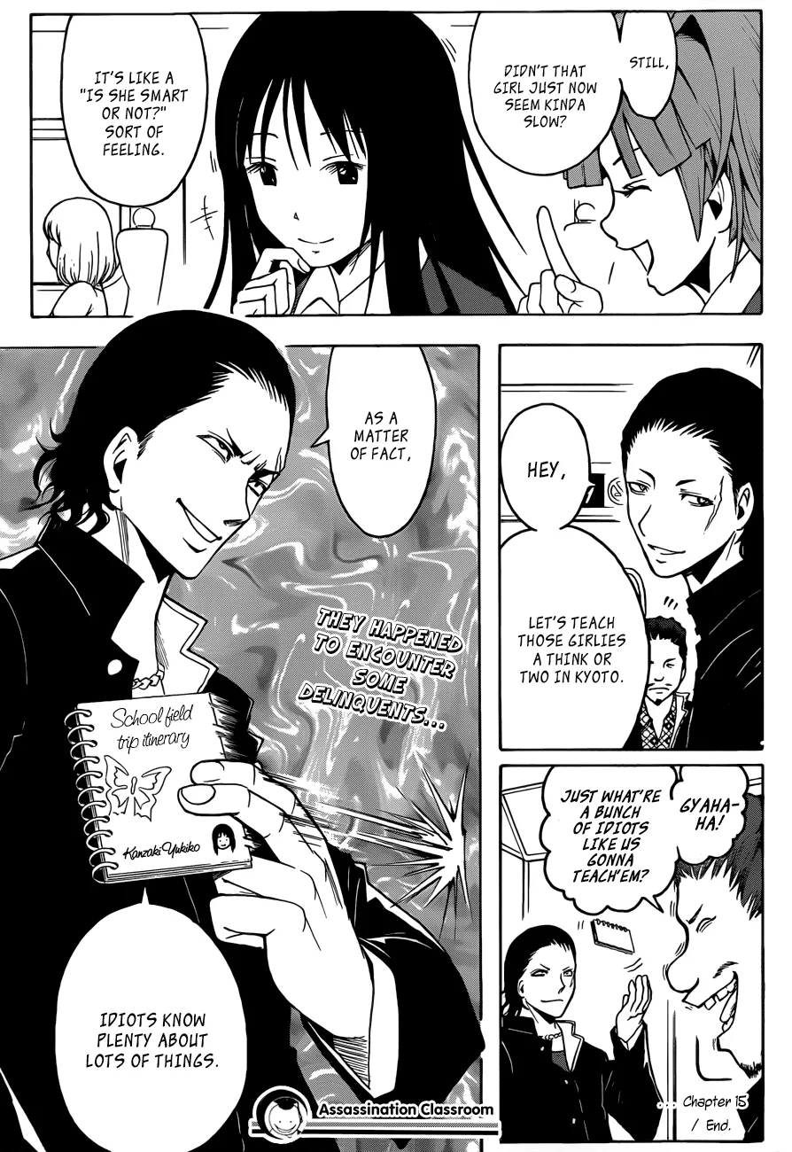 Assassination Classroom β Chapter 15 β Page 20