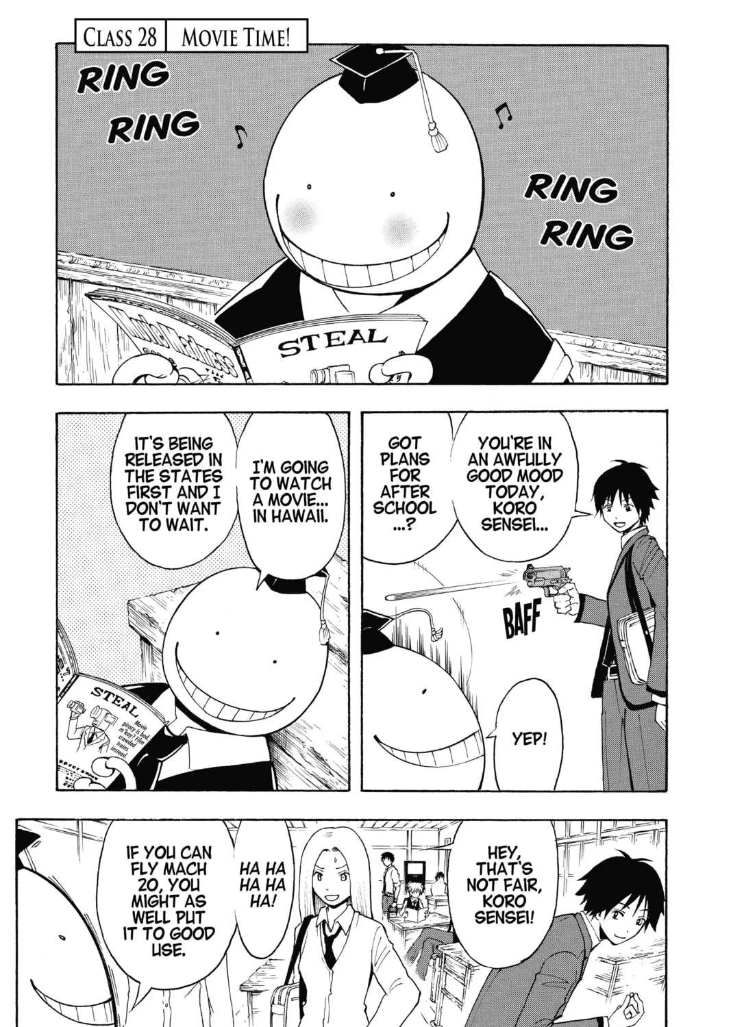 Assassination Classroom β Chapter 28 β Page 1