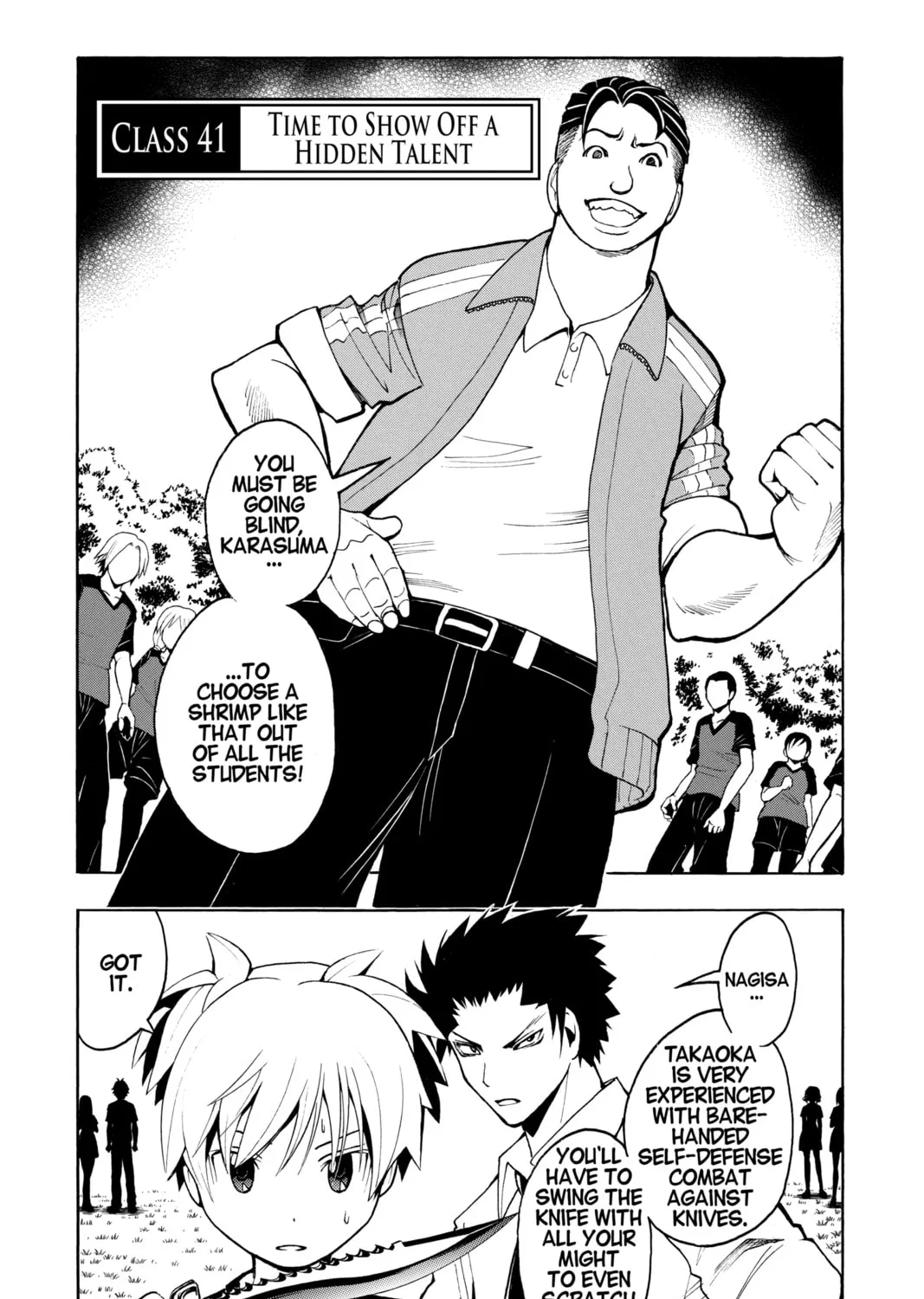 Assassination Classroom β Chapter 41 β Page 1