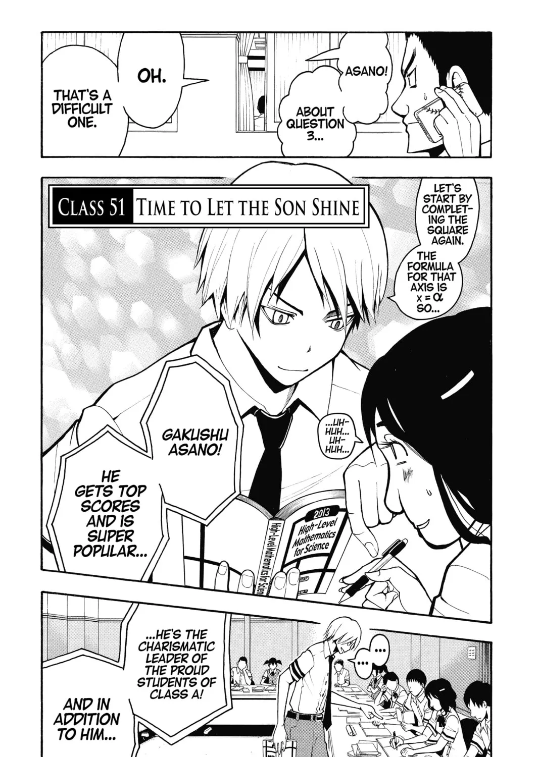 Assassination Classroom β Chapter 51 β Page 1