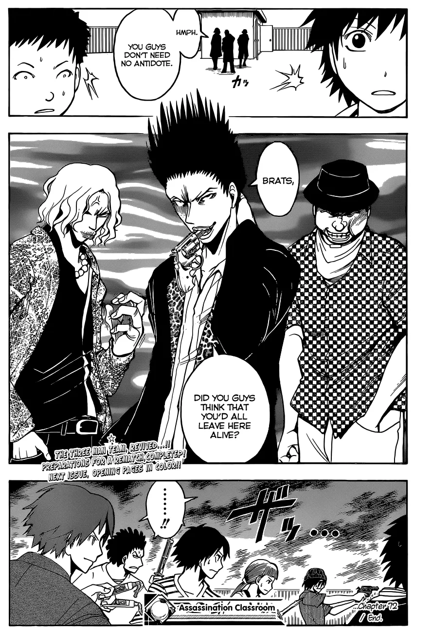 Assassination Classroom β Chapter 72 β Page 18