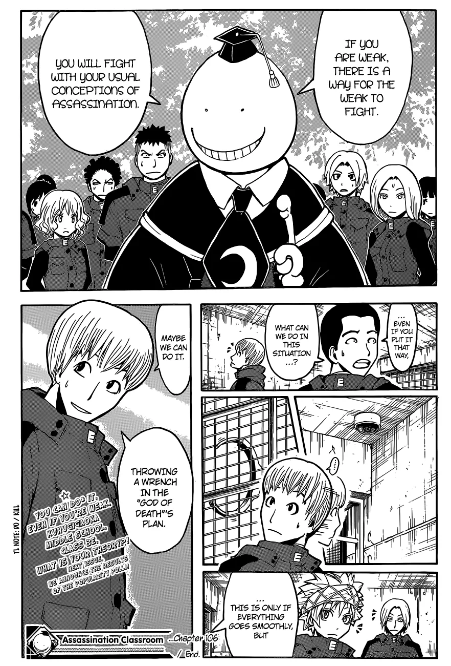 Assassination Classroom β Chapter 106 β Page 19