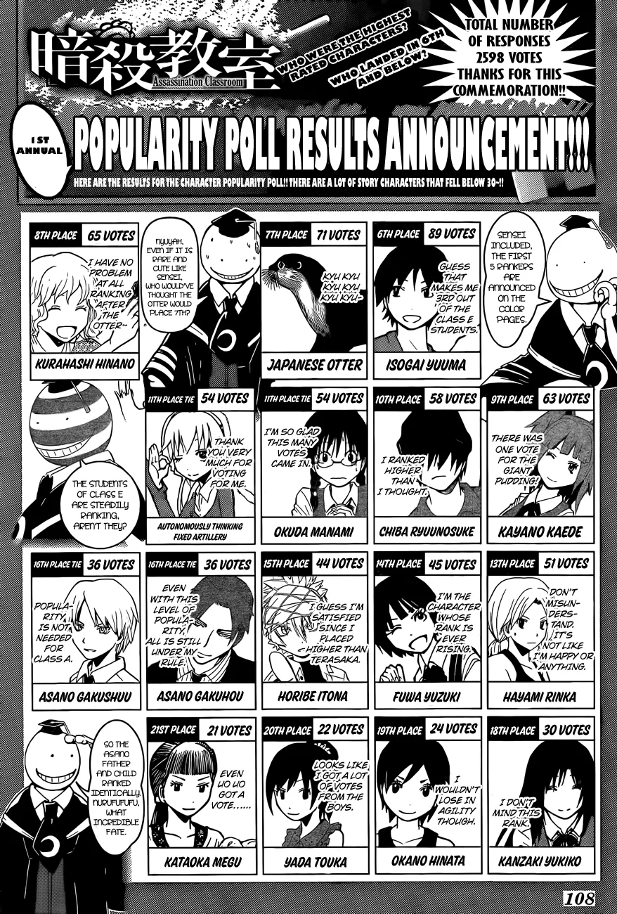 Assassination Classroom β Chapter 107 β Page 21