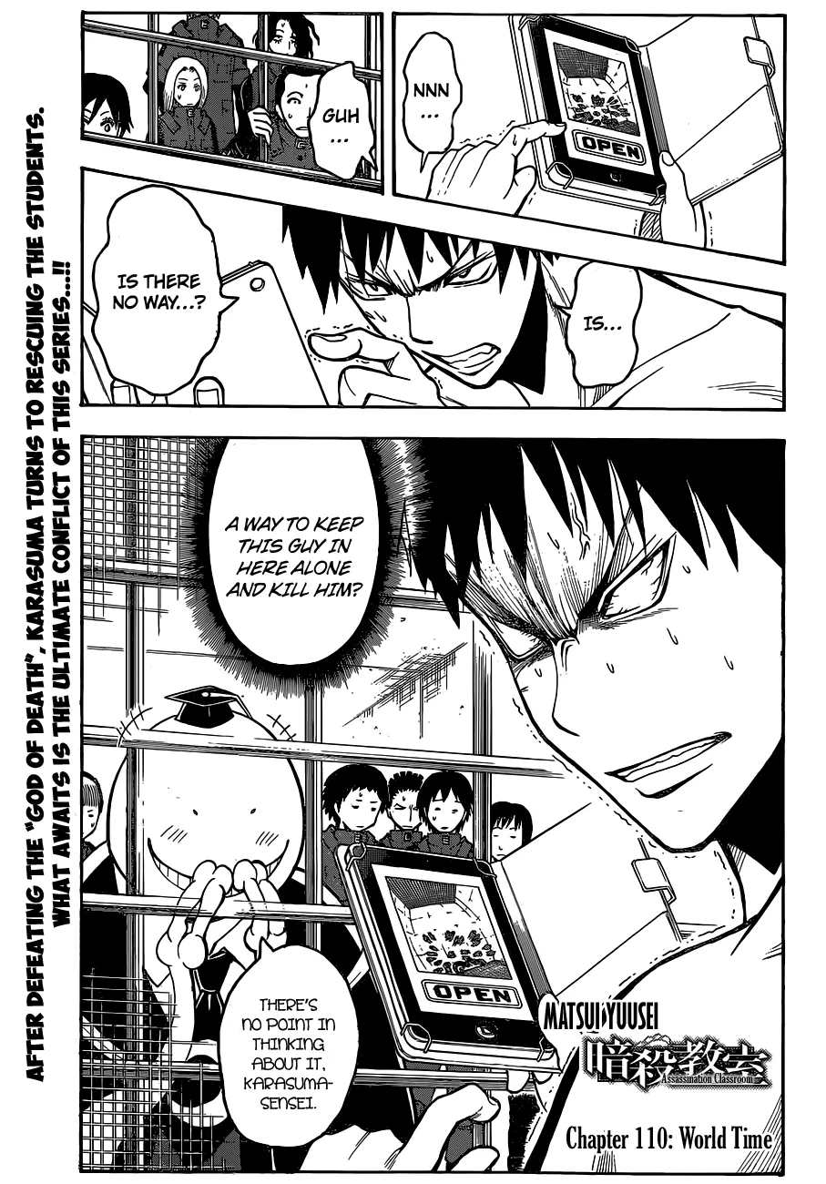 Assassination Classroom β Chapter 110 β Page 1