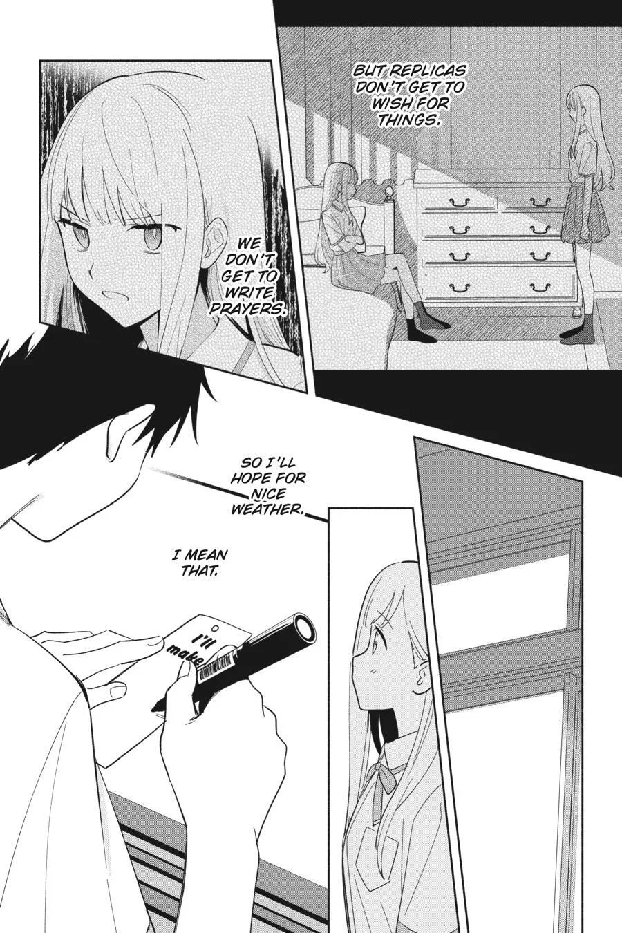 Even a Replica Can Fall in Love — Chapter 5.5 — Page 6