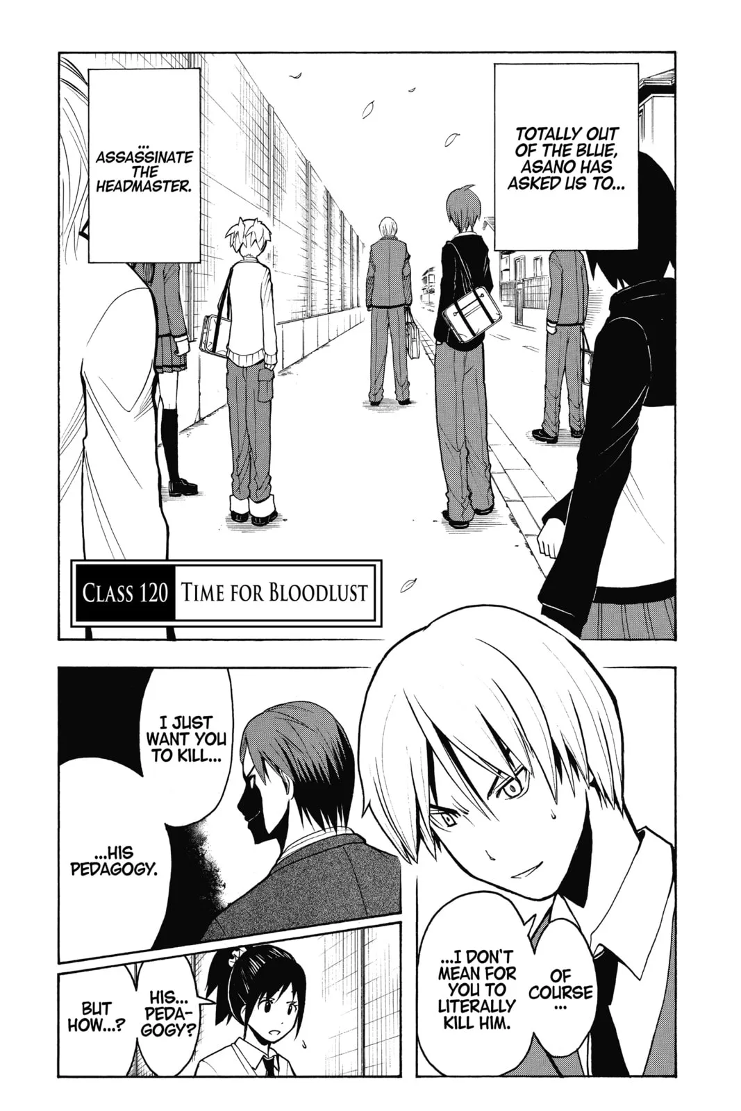 Assassination Classroom β Chapter 120 β Page 1