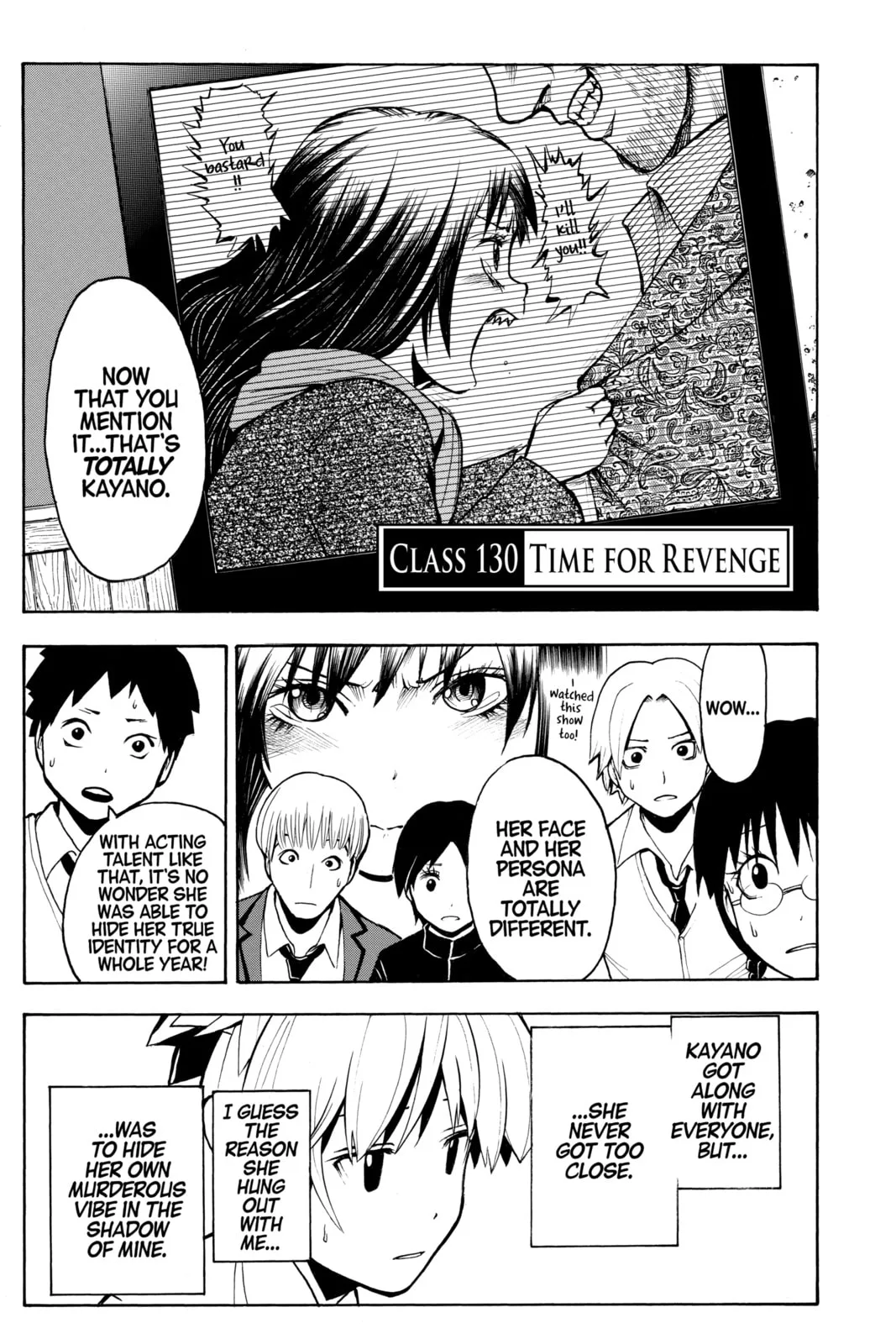 Assassination Classroom β Chapter 130 β Page 1