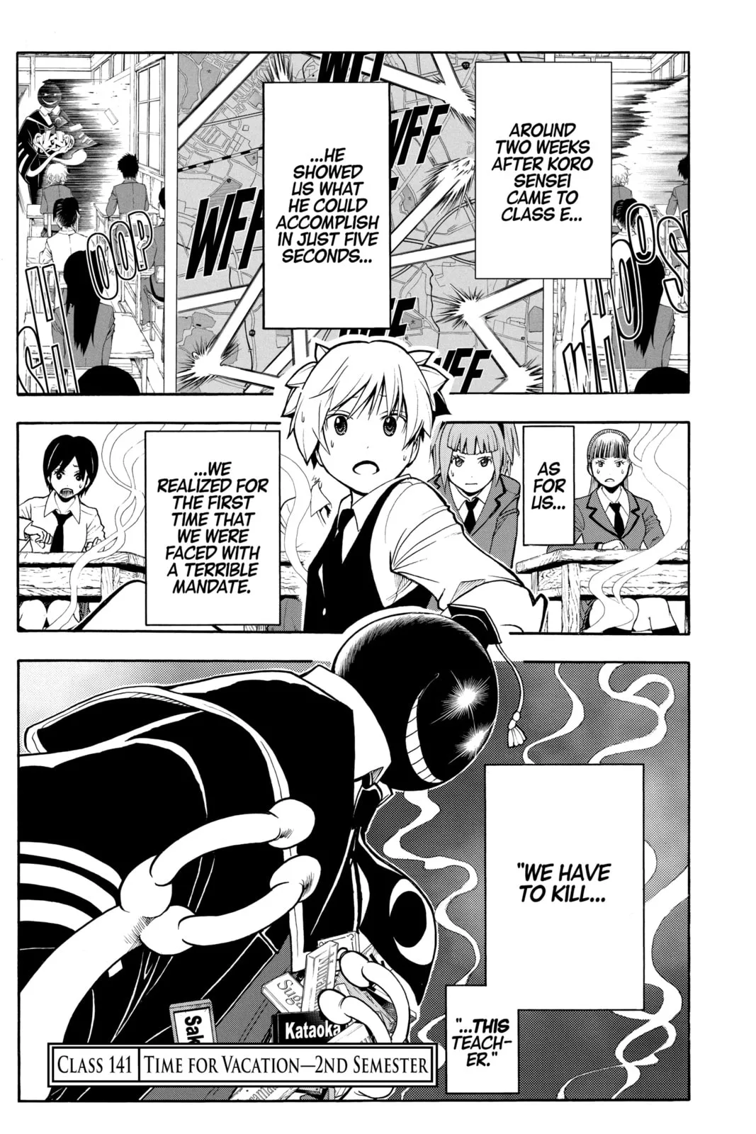 Assassination Classroom β Chapter 141 β Page 1