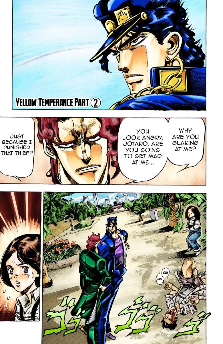 JoJo no Kimyou na Bouken Part 3: Stardust Crusaders Colored Manga β Chapter 24 β Page 1