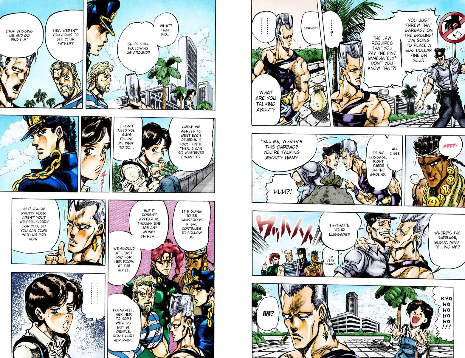 JoJo no Kimyou na Bouken Part 3: Stardust Crusaders Colored Manga — Chapter 20 — Page 6