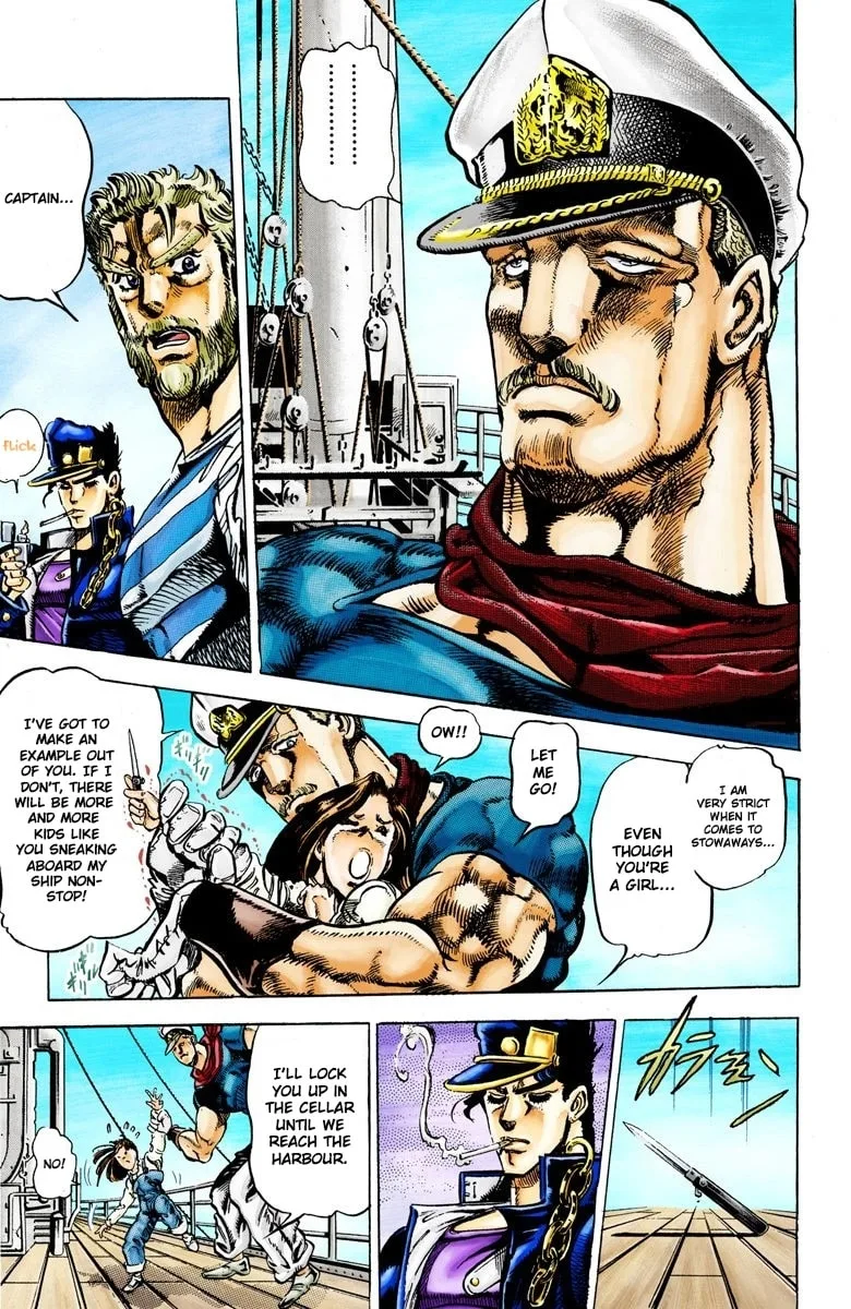 JoJo no Kimyou na Bouken Part 3: Stardust Crusaders Colored Manga β Chapter 15 β Page 7