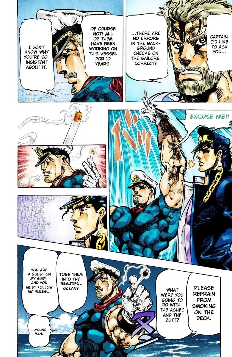 JoJo no Kimyou na Bouken Part 3: Stardust Crusaders Colored Manga β Chapter 15 β Page 8