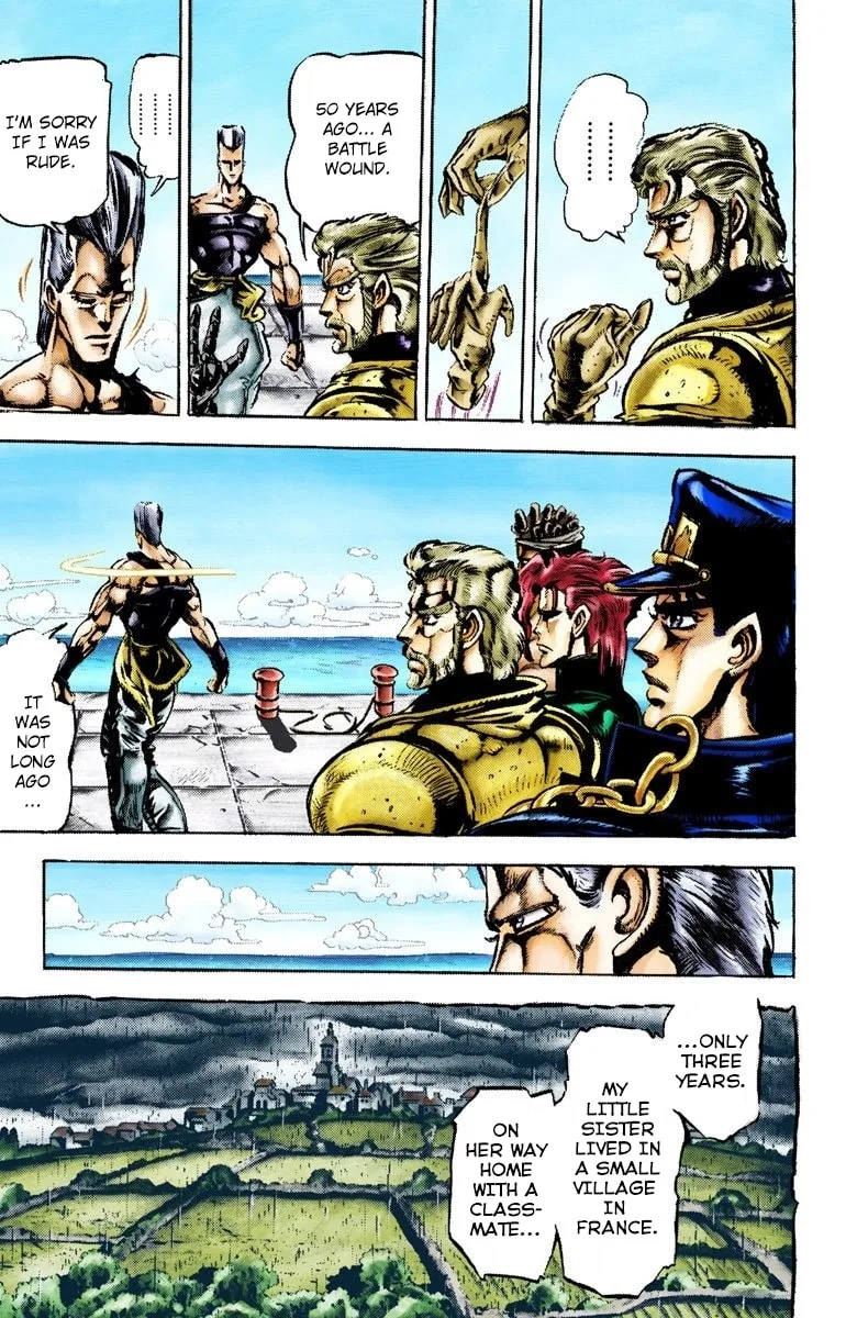 JoJo no Kimyou na Bouken Part 3: Stardust Crusaders Colored Manga β Chapter 14 β Page 4
