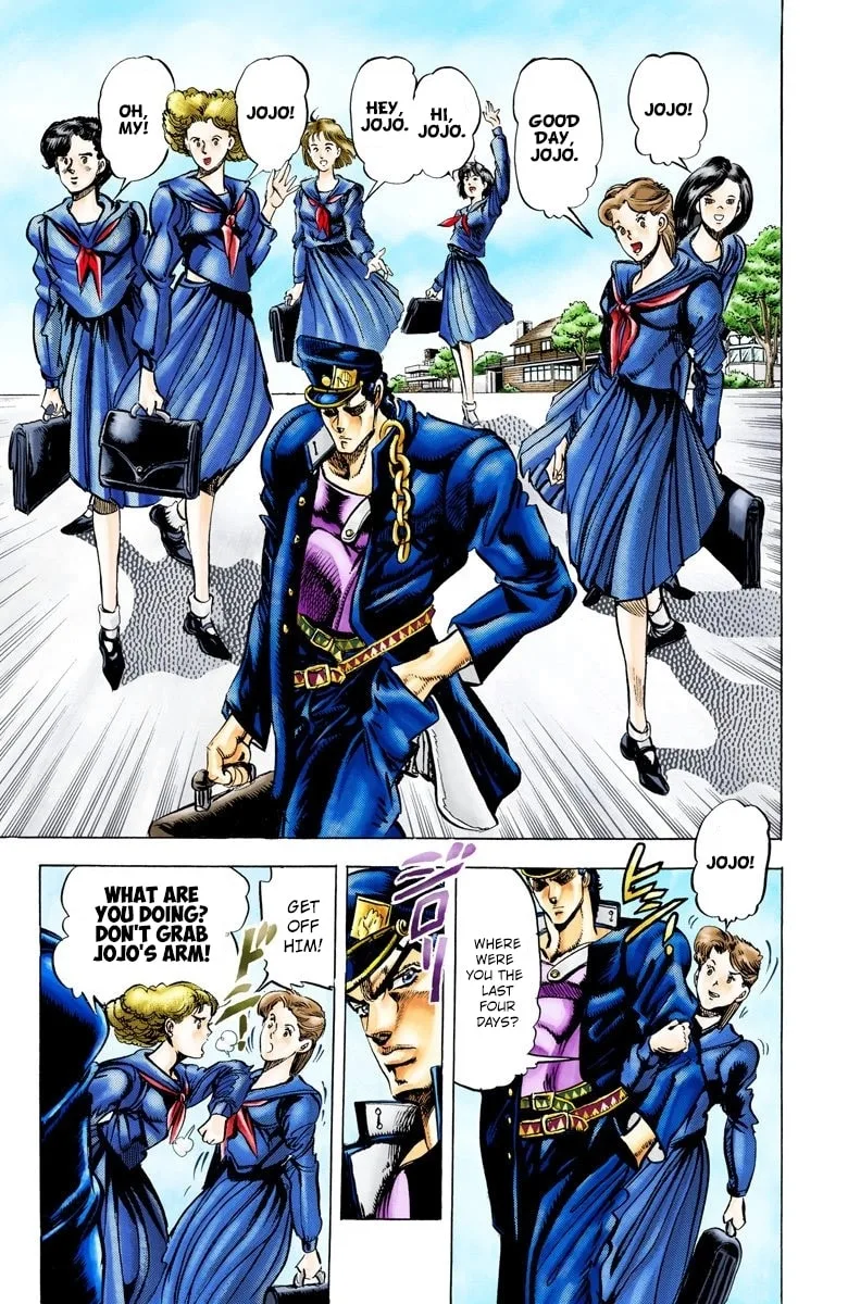 JoJo no Kimyou na Bouken Part 3: Stardust Crusaders Colored Manga β Chapter 4 β Page 14