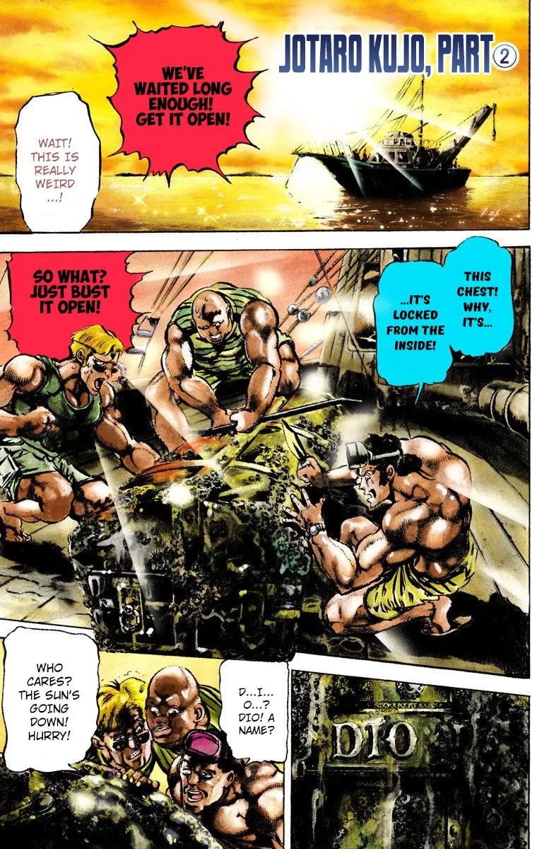 JoJo no Kimyou na Bouken Part 3: Stardust Crusaders Colored Manga β Chapter 2 β Page 1
