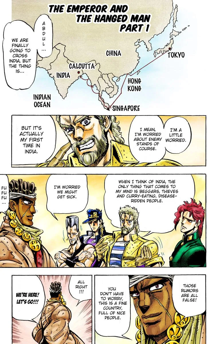 JoJo no Kimyou na Bouken Part 3: Stardust Crusaders Colored Manga β Chapter 27 β Page 1