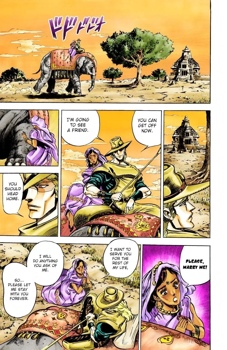 JoJo no Kimyou na Bouken Part 3: Stardust Crusaders Colored Manga β Chapter 28 β Page 9