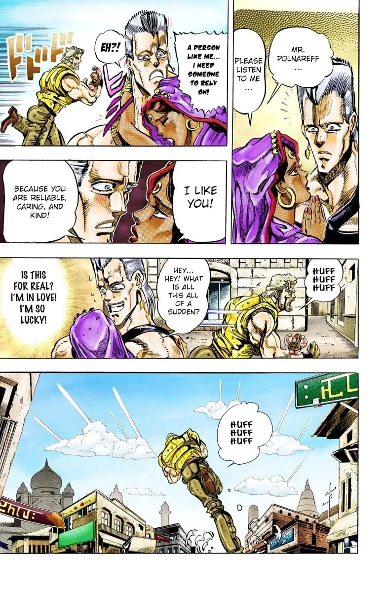 JoJo no Kimyou na Bouken Part 3: Stardust Crusaders Colored Manga β Chapter 36 β Page 7