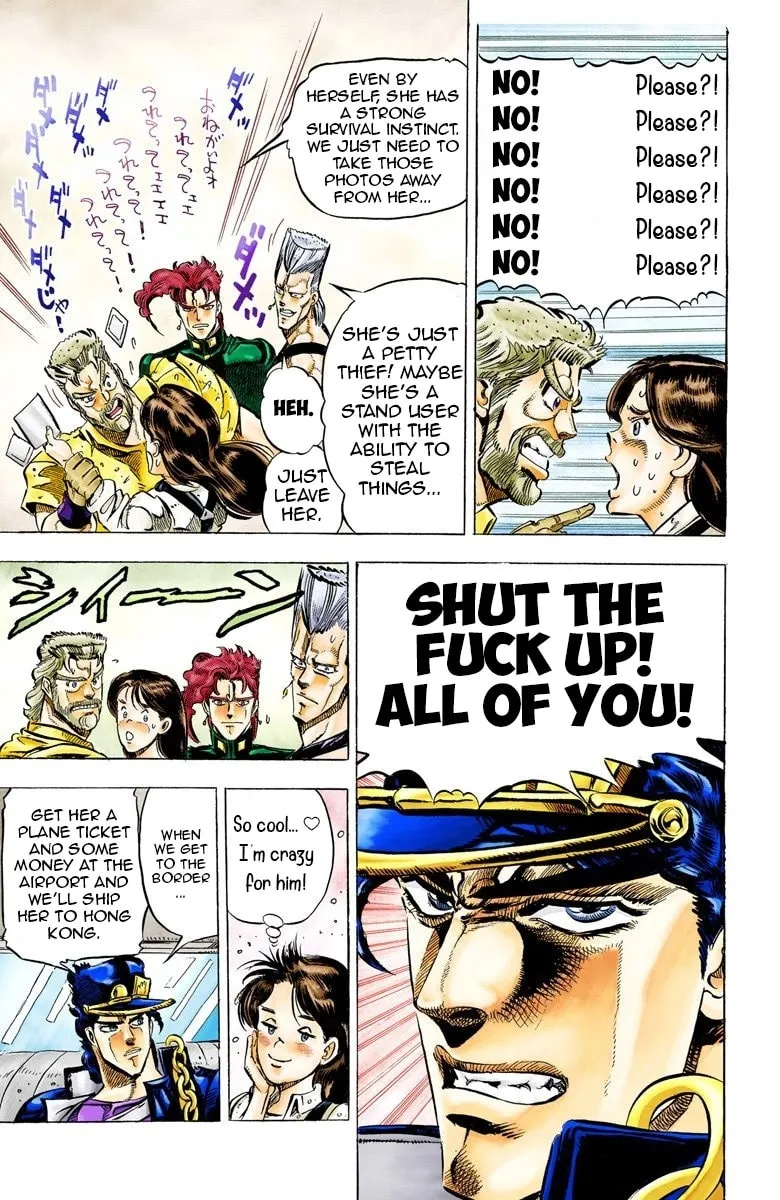 JoJo no Kimyou na Bouken Part 3: Stardust Crusaders Colored Manga β Chapter 37 β Page 7