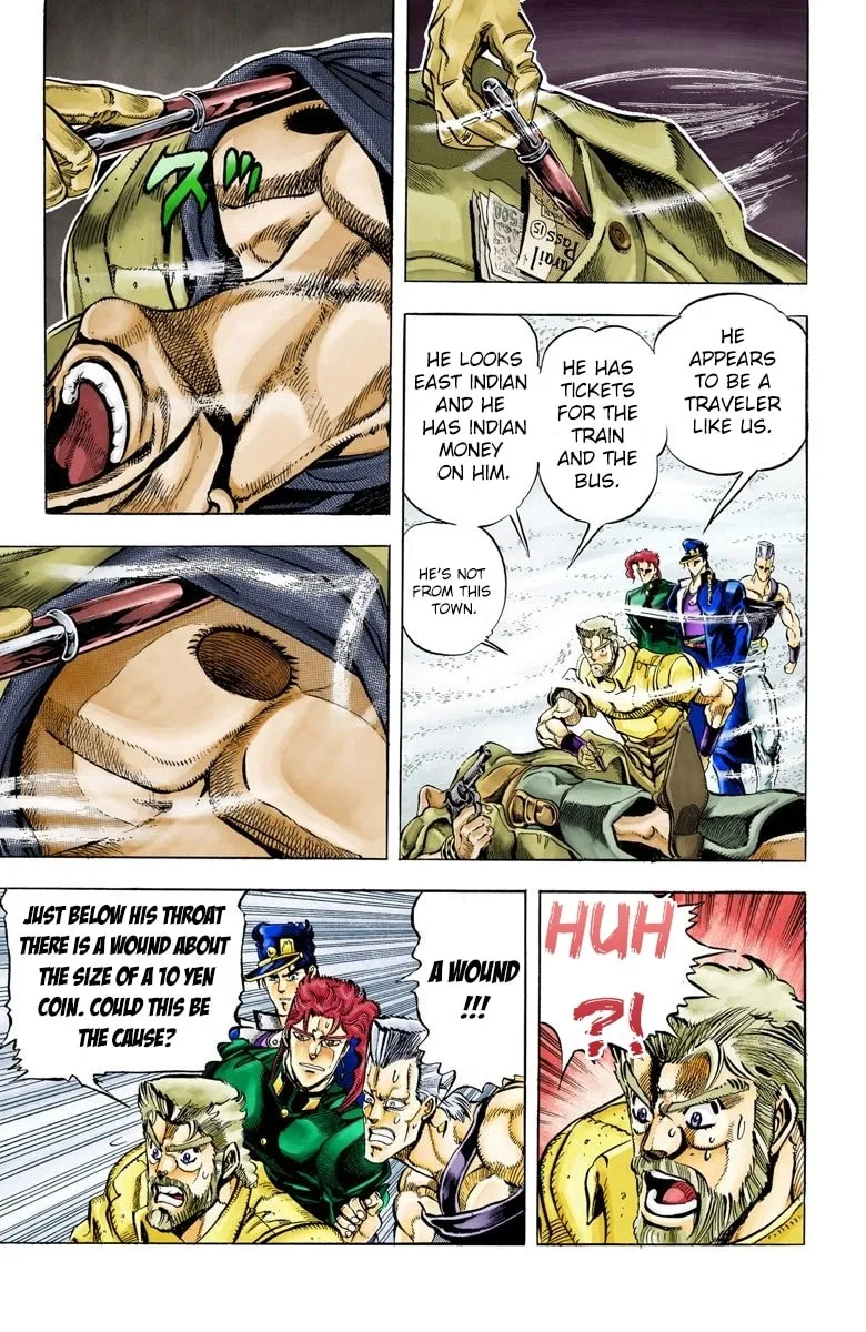 JoJo no Kimyou na Bouken Part 3: Stardust Crusaders Colored Manga β Chapter 42 β Page 12
