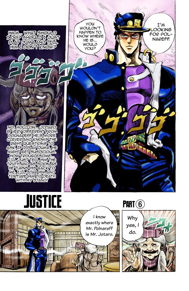 JoJo no Kimyou na Bouken Part 3: Stardust Crusaders Colored Manga β Chapter 46 β Page 1
