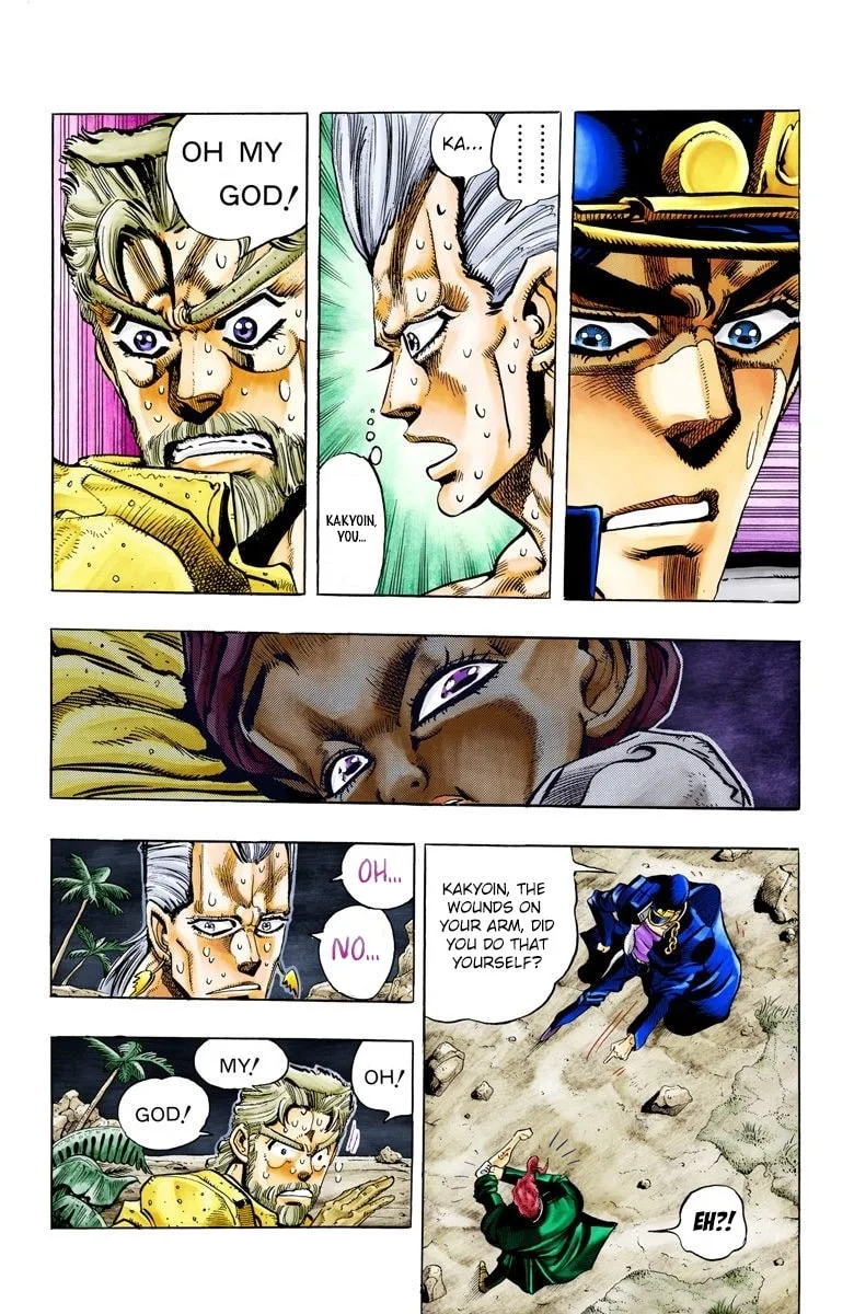 JoJo no Kimyou na Bouken Part 3: Stardust Crusaders Colored Manga β Chapter 58 β Page 12