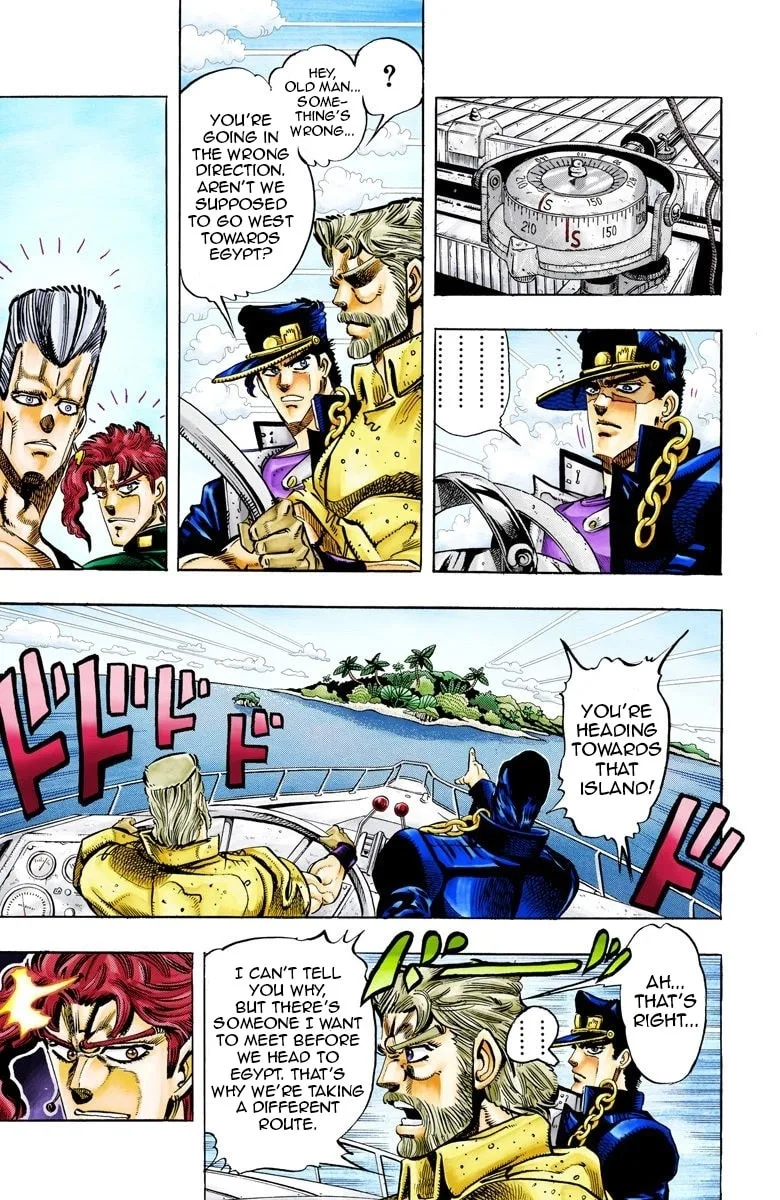 JoJo no Kimyou na Bouken Part 3: Stardust Crusaders Colored Manga β Chapter 61 β Page 3