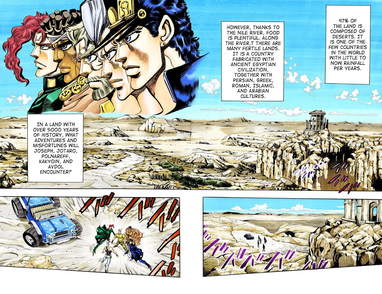 JoJo no Kimyou na Bouken Part 3: Stardust Crusaders Colored Manga β Chapter 70 β Page 3