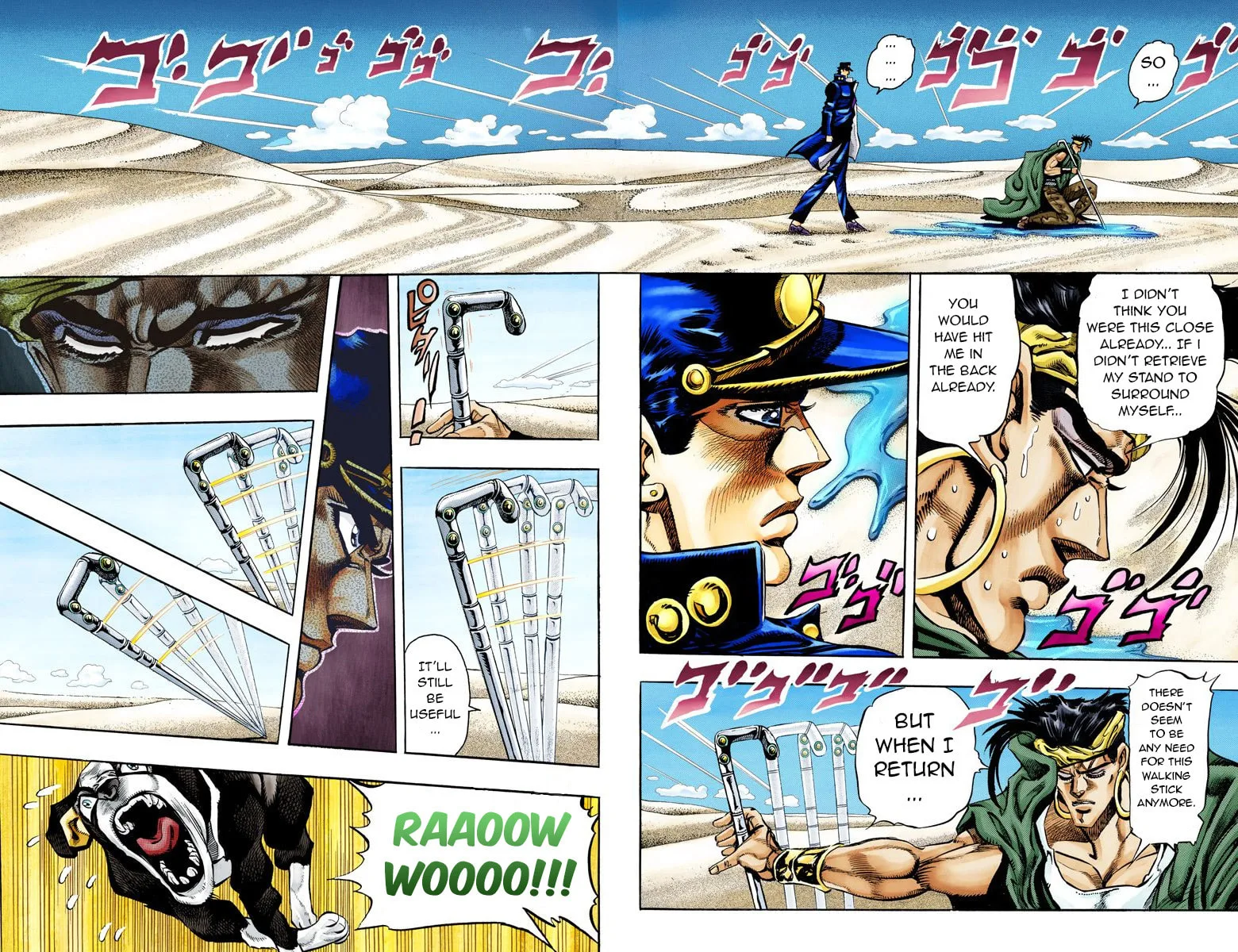 JoJo no Kimyou na Bouken Part 3: Stardust Crusaders Colored Manga — Chapter 75 — Page 4
