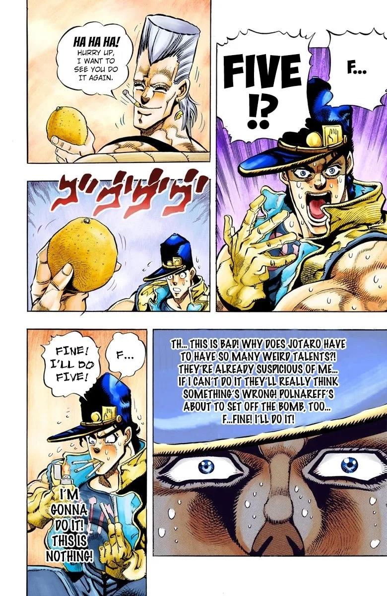 JoJo no Kimyou na Bouken Part 3: Stardust Crusaders Colored Manga β Chapter 78 β Page 16