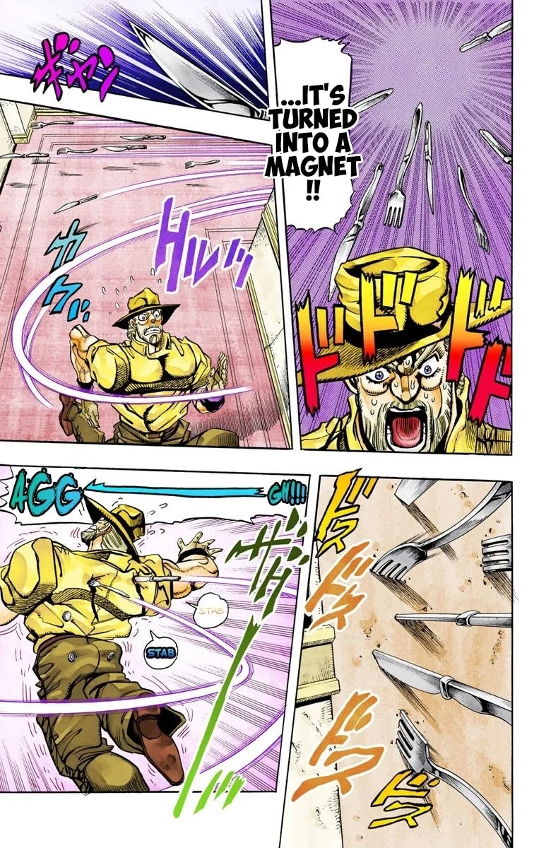 JoJo no Kimyou na Bouken Part 3: Stardust Crusaders Colored Manga β Chapter 87 β Page 13