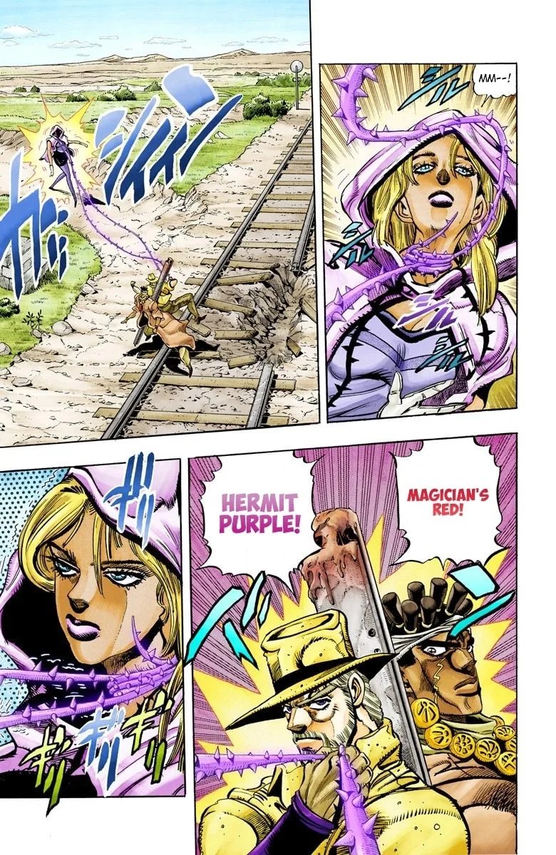 JoJo no Kimyou na Bouken Part 3: Stardust Crusaders Colored Manga — Chapter 90 — Page 3