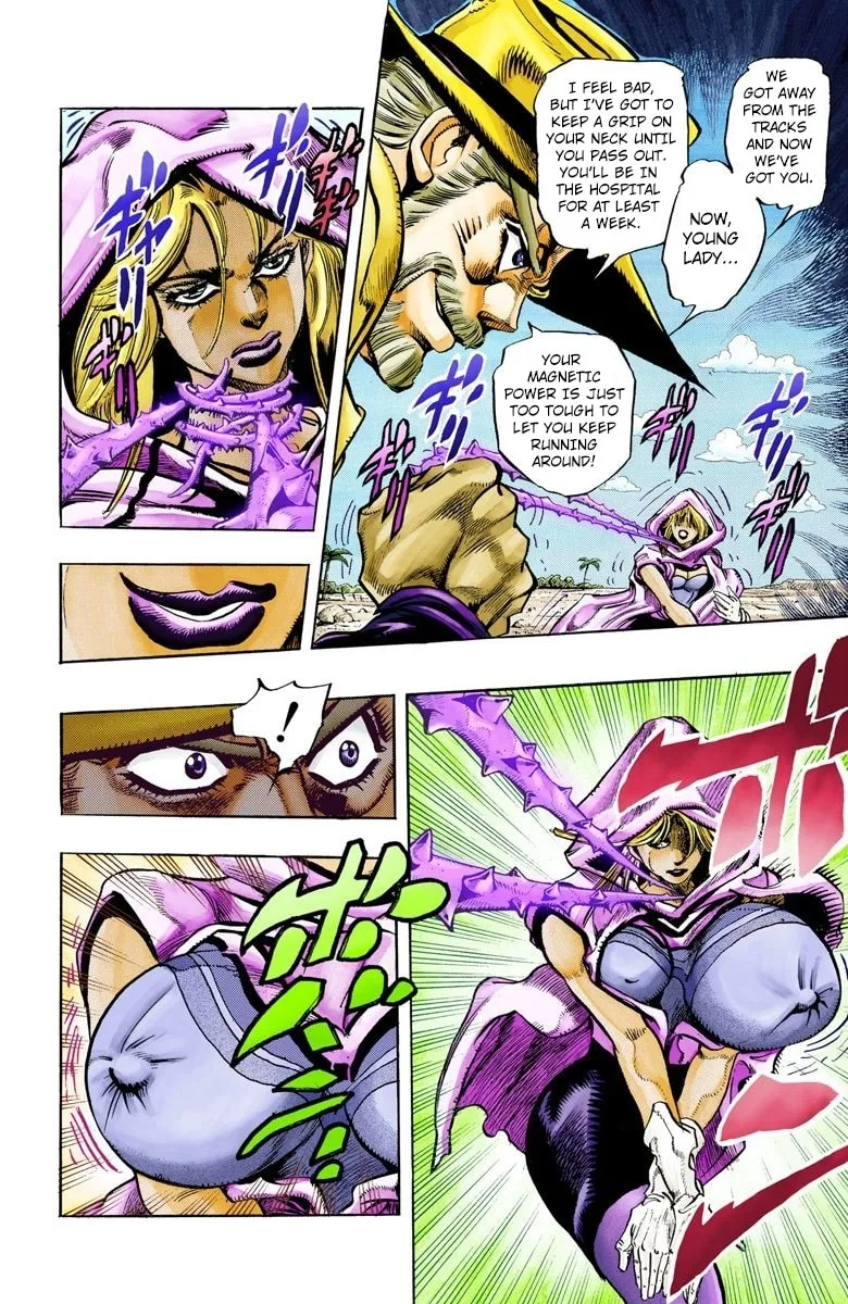 JoJo no Kimyou na Bouken Part 3: Stardust Crusaders Colored Manga — Chapter 90 — Page 4