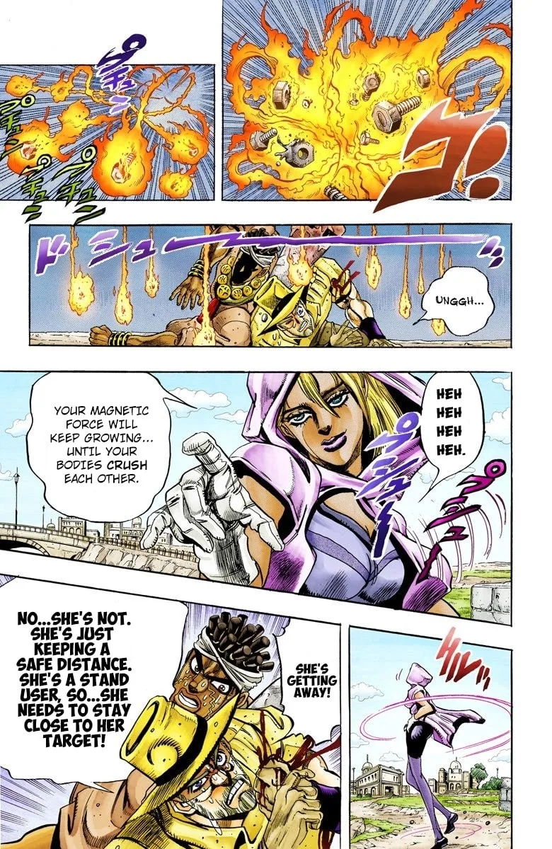 JoJo no Kimyou na Bouken Part 3: Stardust Crusaders Colored Manga — Chapter 90 — Page 7