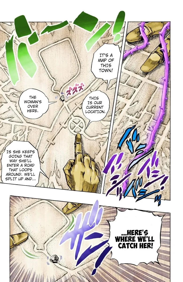 JoJo no Kimyou na Bouken Part 3: Stardust Crusaders Colored Manga — Chapter 90 — Page 9
