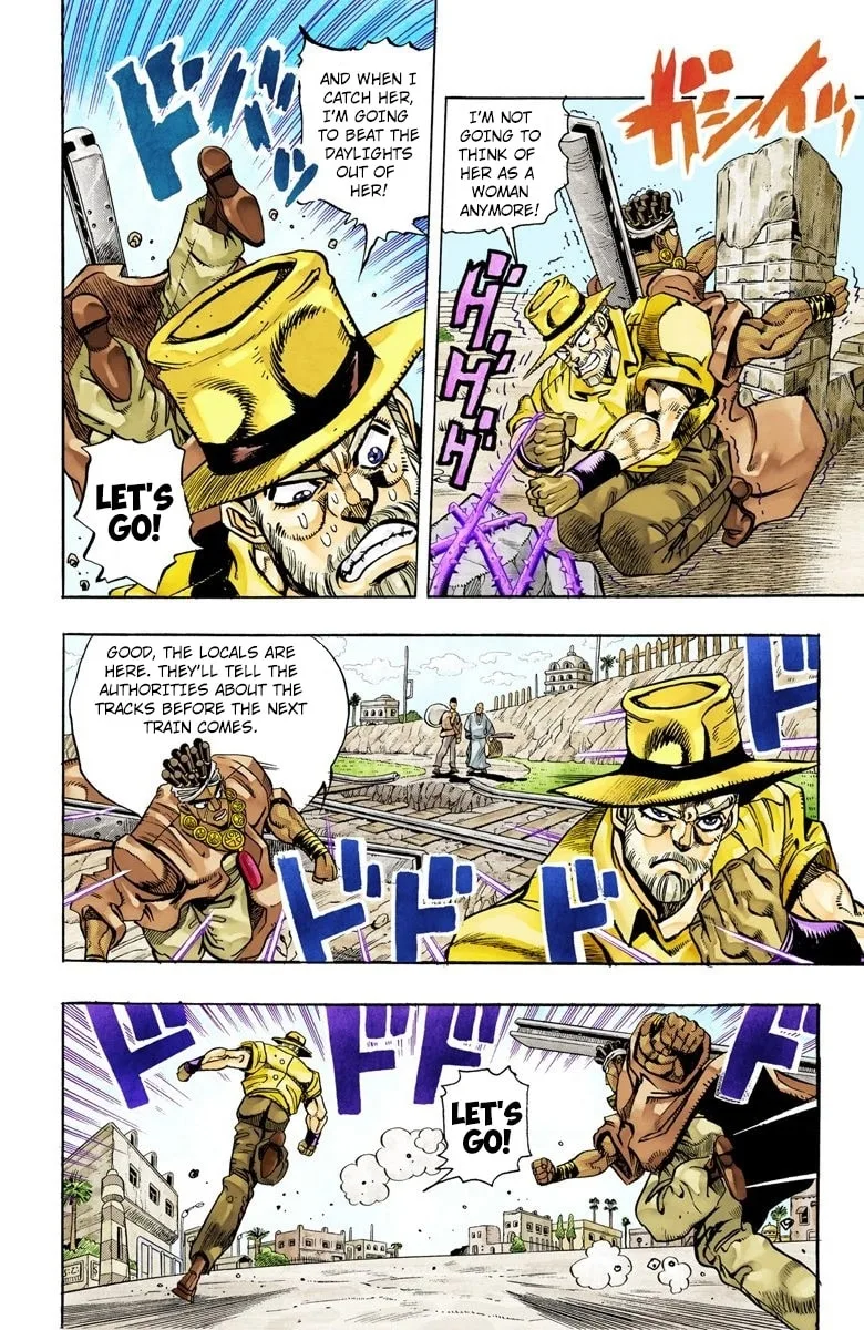 JoJo no Kimyou na Bouken Part 3: Stardust Crusaders Colored Manga — Chapter 90 — Page 10