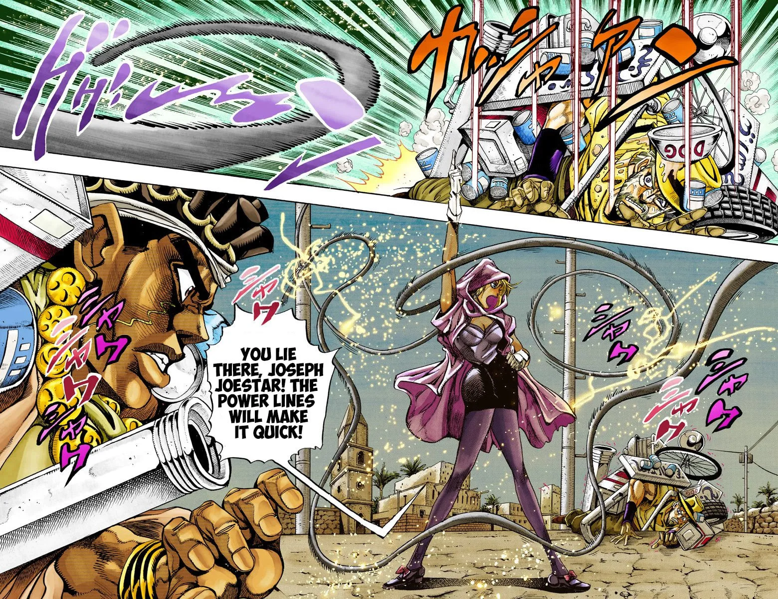 JoJo no Kimyou na Bouken Part 3: Stardust Crusaders Colored Manga β Chapter 91 β Page 2